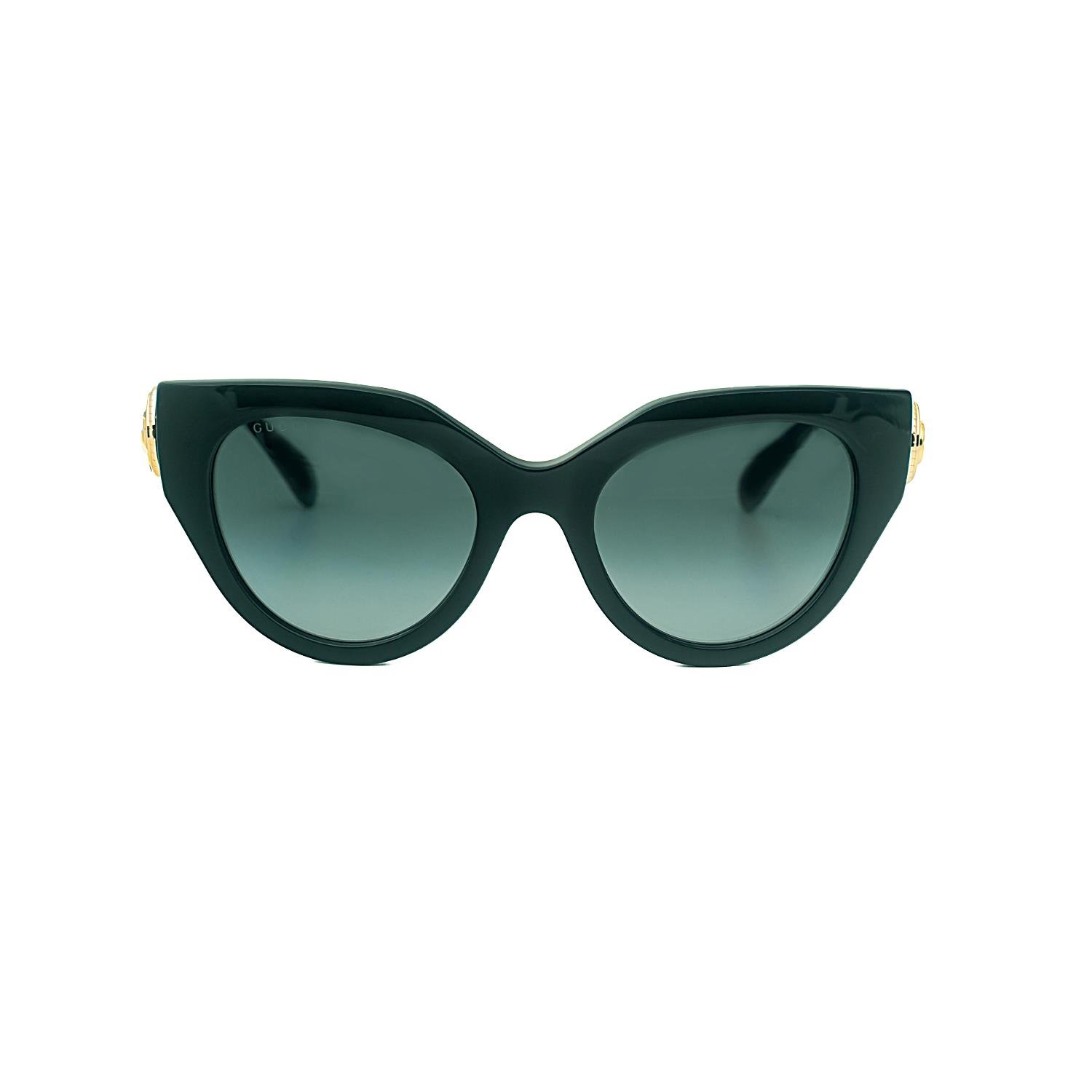 Gucci 1408S 001 52 Kadın Cat Eye Siyah Kemik Güneş Gözlüğü