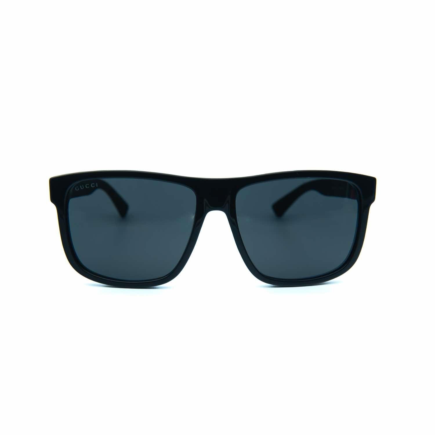 Gucci Gg 0010s 001 58 Unisex Kare Füme Kemik Güneş Gözlüğü