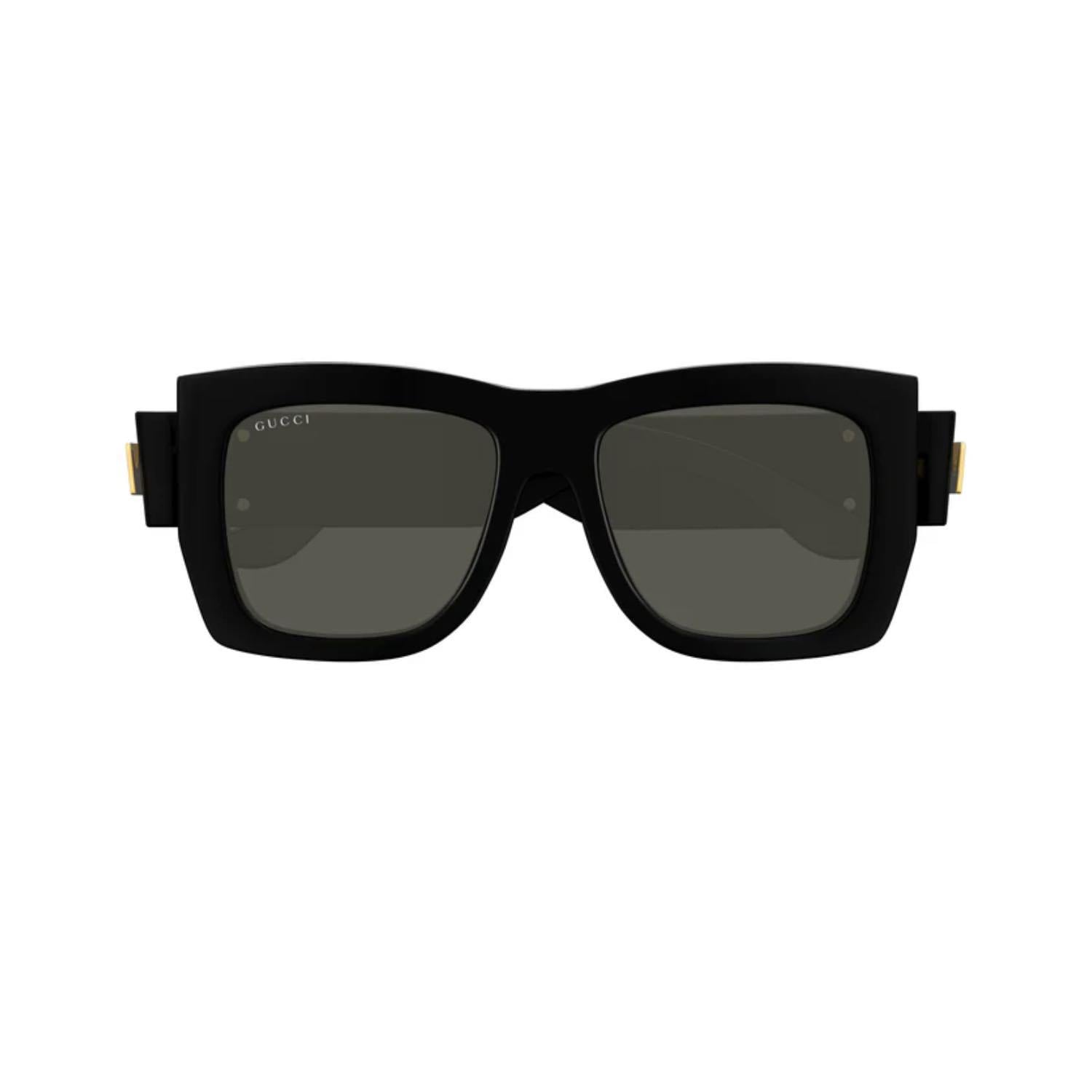 Gucci GG 1688S 001 54 Kadın Kare Siyah Kemik Güneş Gözlüğü