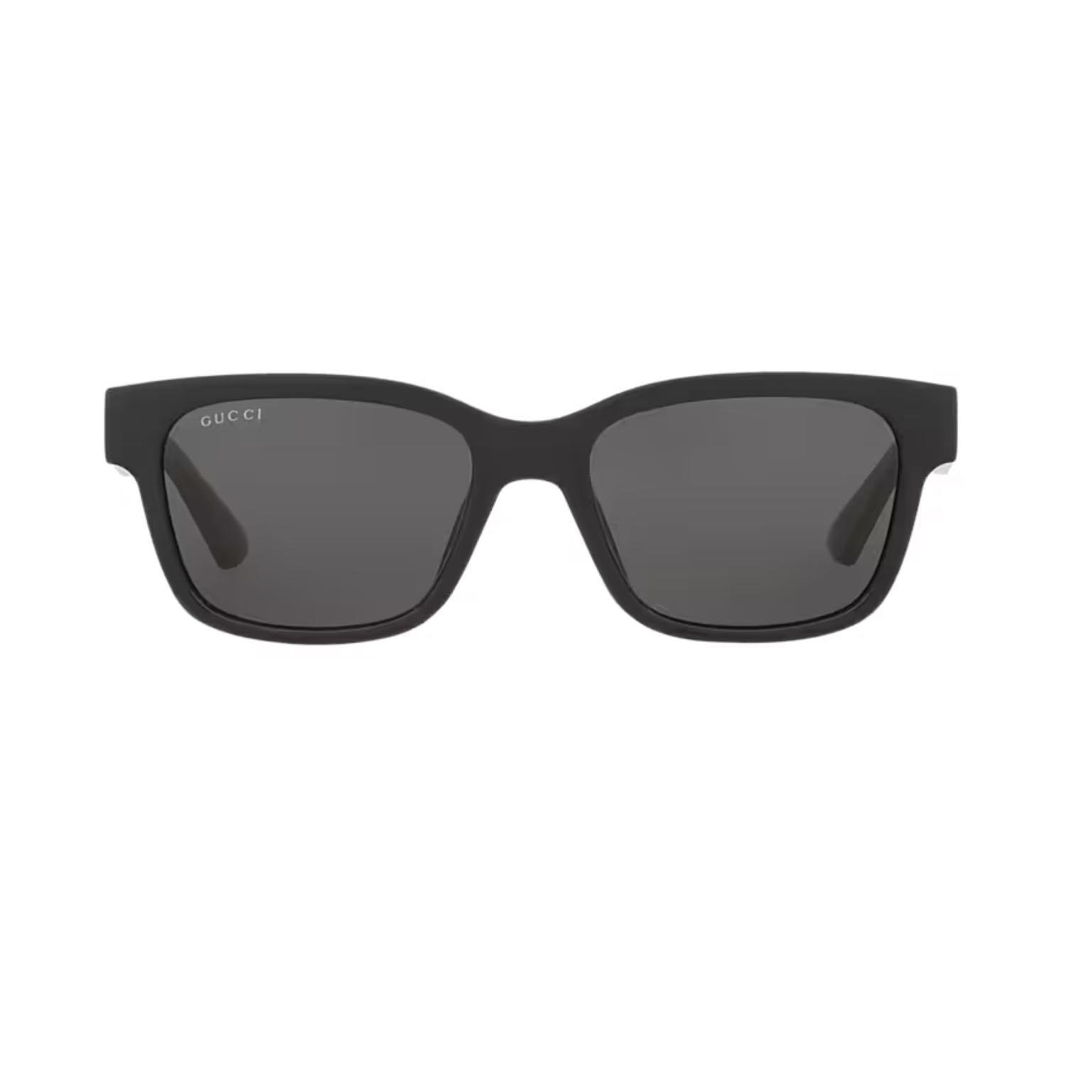 Gucci GG 1716S 001 54 Unisex Kare Siyah Kemik Güneş Gözlüğü