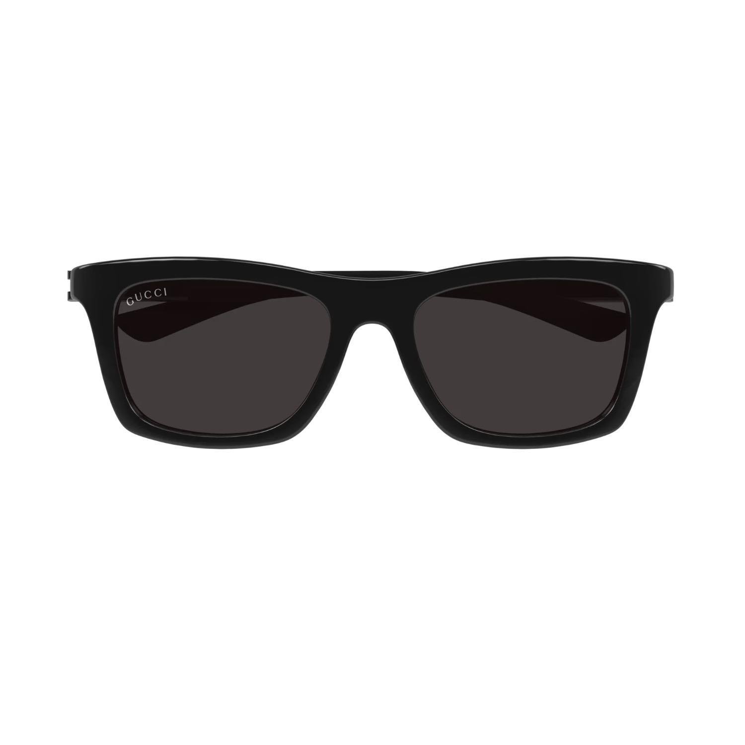 Gucci GG 1735S 001 54 Erkek Kare Siyah Kemik Güneş Gözlüğü