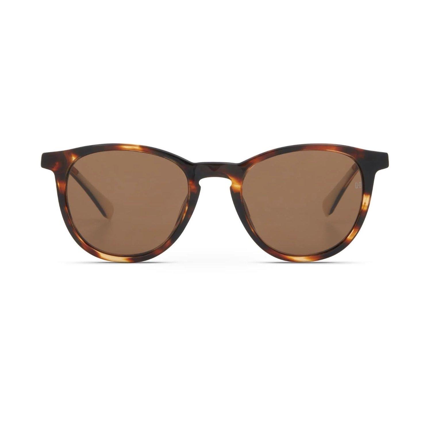 Hermossa HM 1732 C2 51 Unisex Oval Kırçıllı Kahverengi Kemik Güneş Gözlüğü