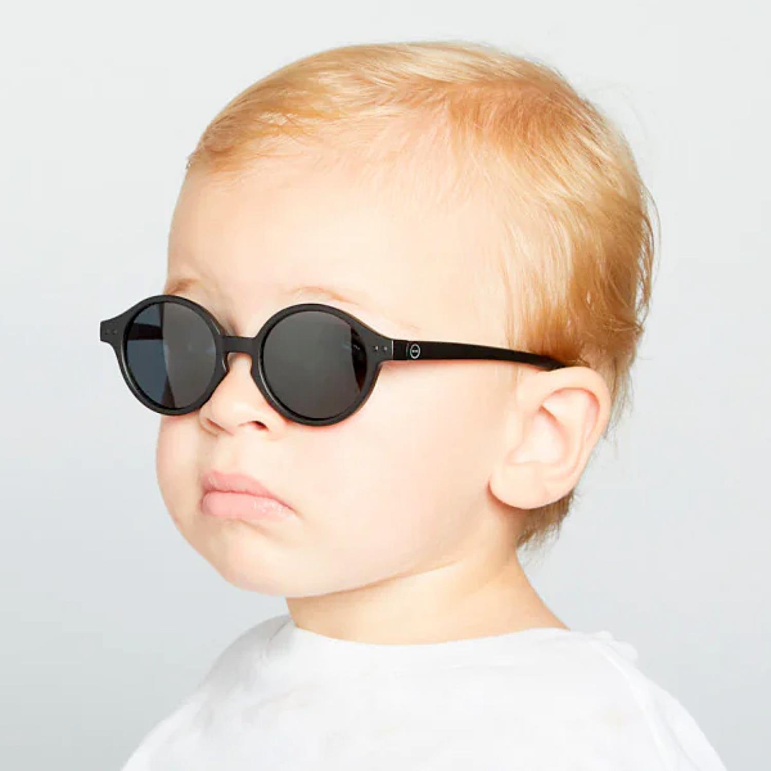 İzipizi Baby #d Black 9-36 Ay Bebek 37 Ekartman Polarize Siyah Güneş Gözlüğü