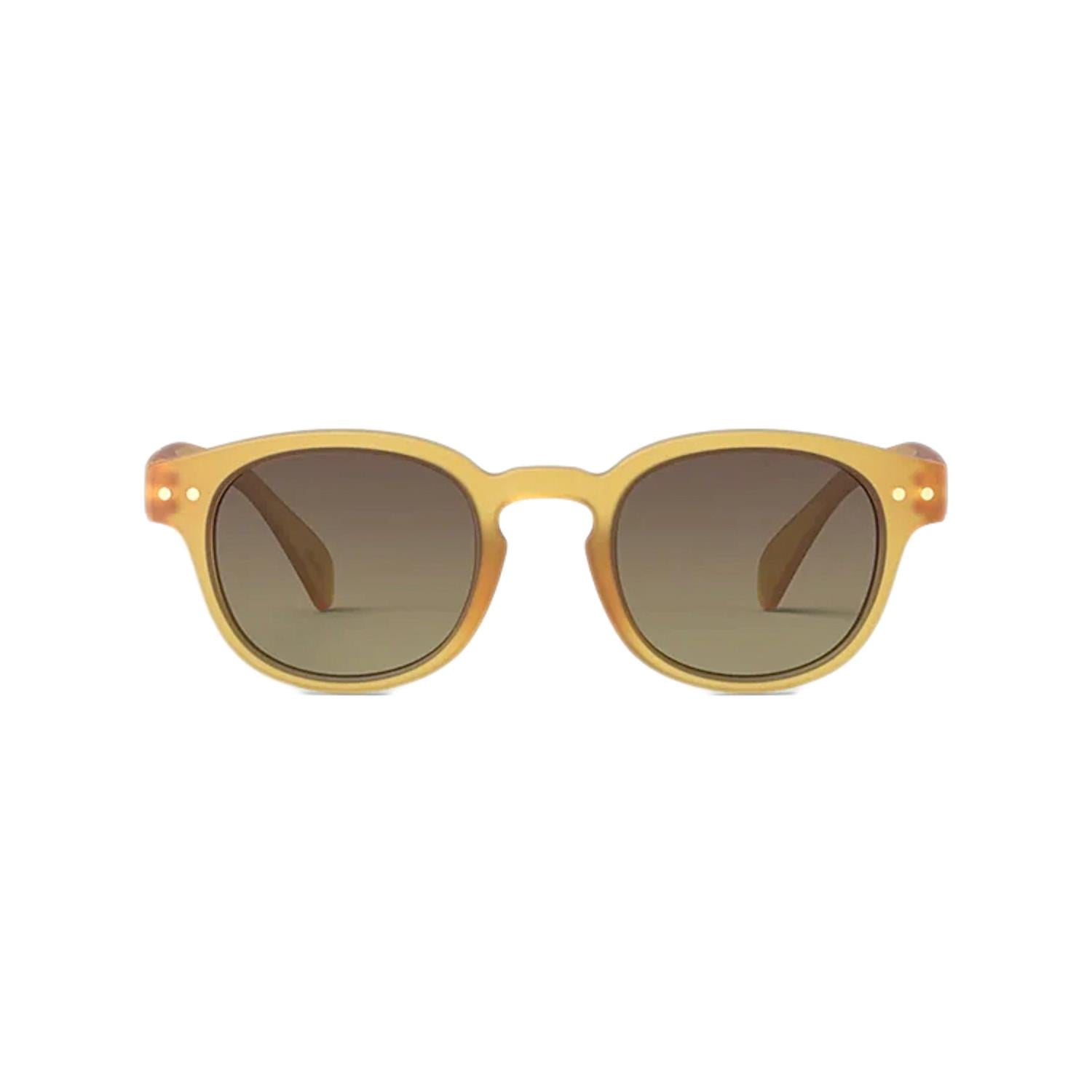İzipizi Junior #C Golden Glow 5-10 Yaş Çocuk 41 Ekartman Açık Kahverengi Güneş Gözlüğü