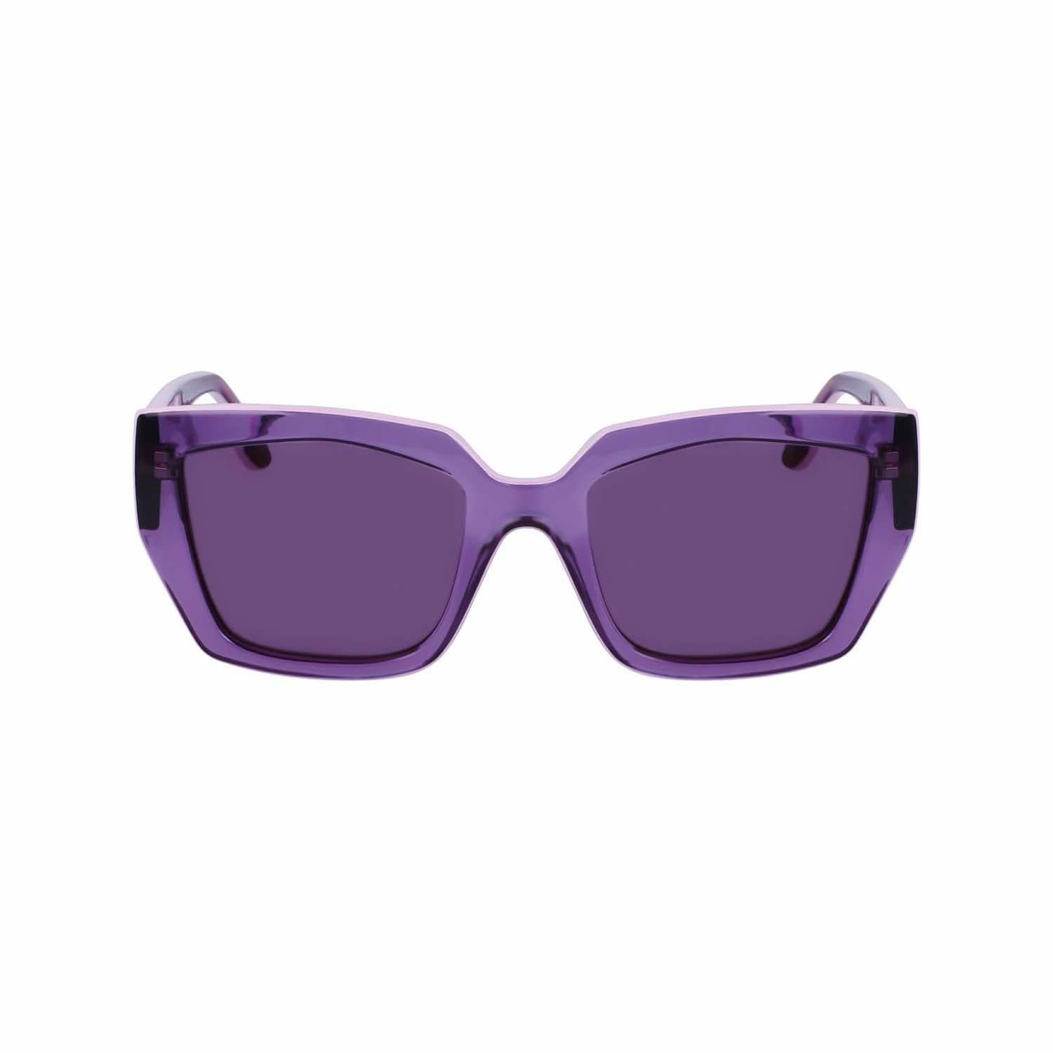 Karl Lagerdfeld Kl 6143s 662 53 Kadın Cat Eye Şeffaf Mor Kemik Güneş Gözlüğü