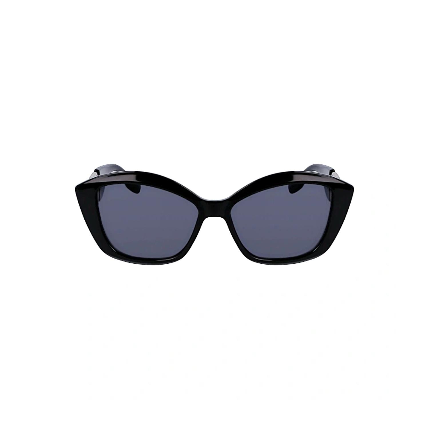 Karl Lagerfeld KL 6102S 001 56 Kadın Geometrik Siyah Kemik Güneş Gözlüğü