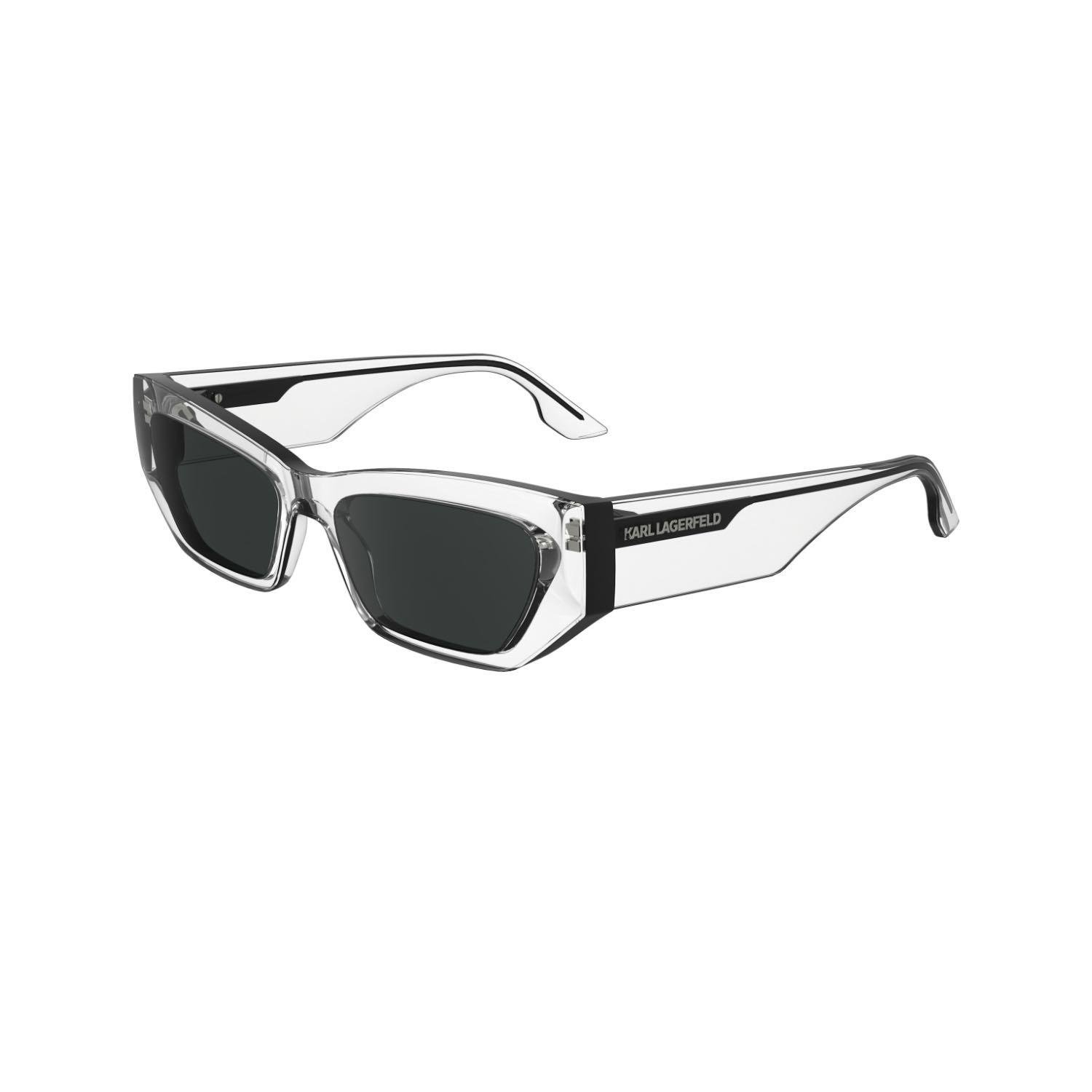Karl Lagerfeld KL 6160S 000 54 Unisex Dikdörtgen Şeffaf Kemik Güneş Gözlüğü