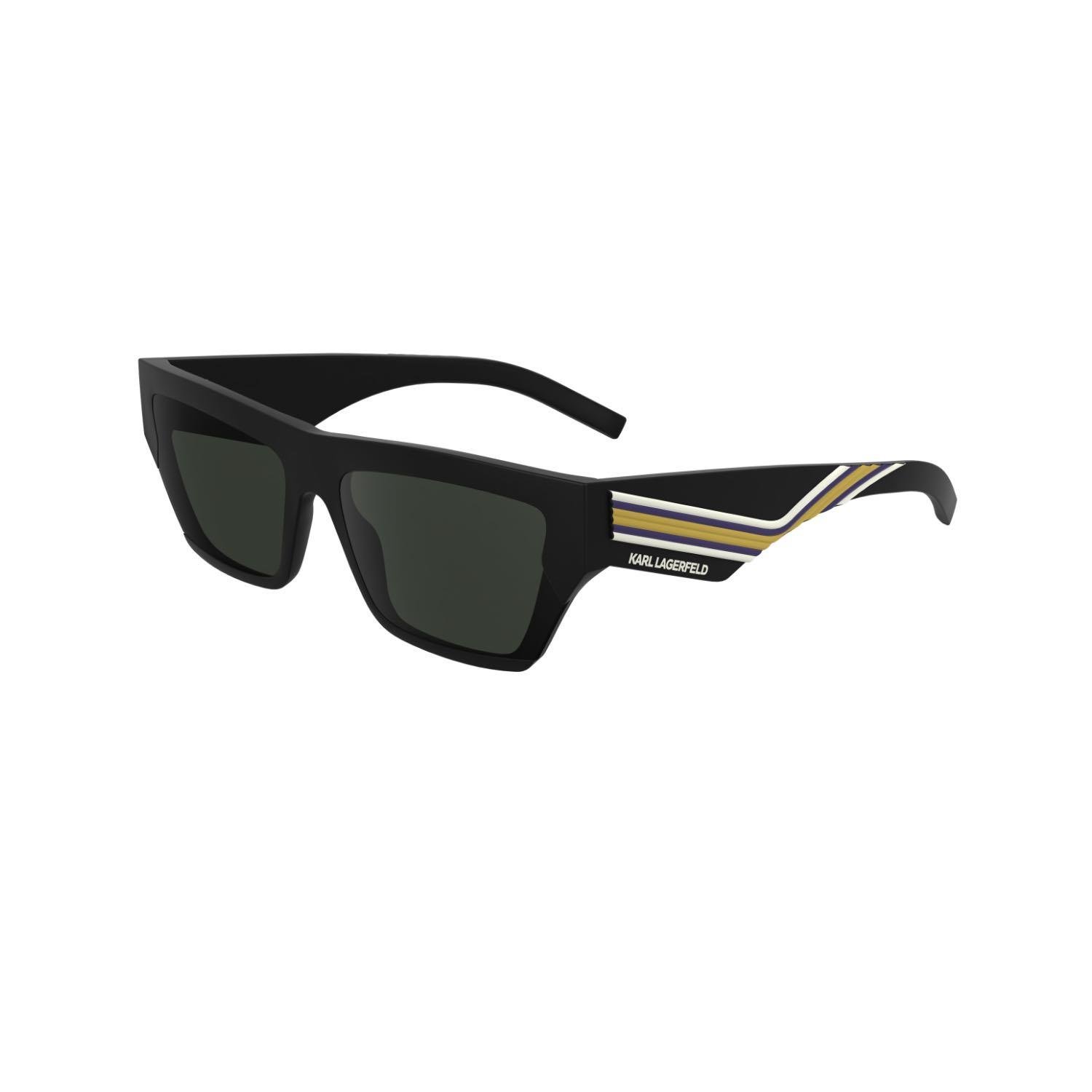 Karl Lagerfeld KL 6163S 002 59 Unisex Kare Siyah Kemik Güneş Gözlüğü