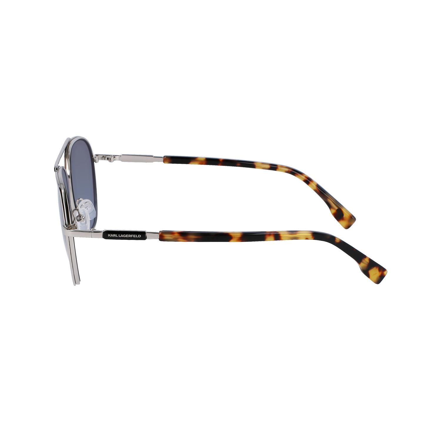 Karl Lagerfeld KL344S 040 59 Unisex Damla Gümüş Metal Güneş Gözlüğü