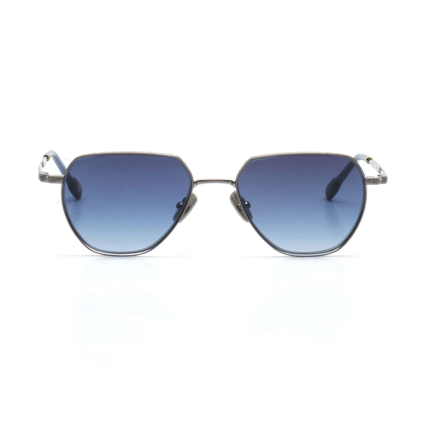 Kilian Durovole C2 53 Unisex Geometrik Gri Metal Güneş Gözlüğü