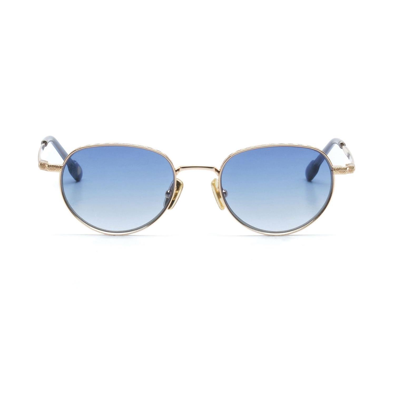 Kilian Speranza C1 49 Unisex Oval Gold Metal Güneş Gözlüğü