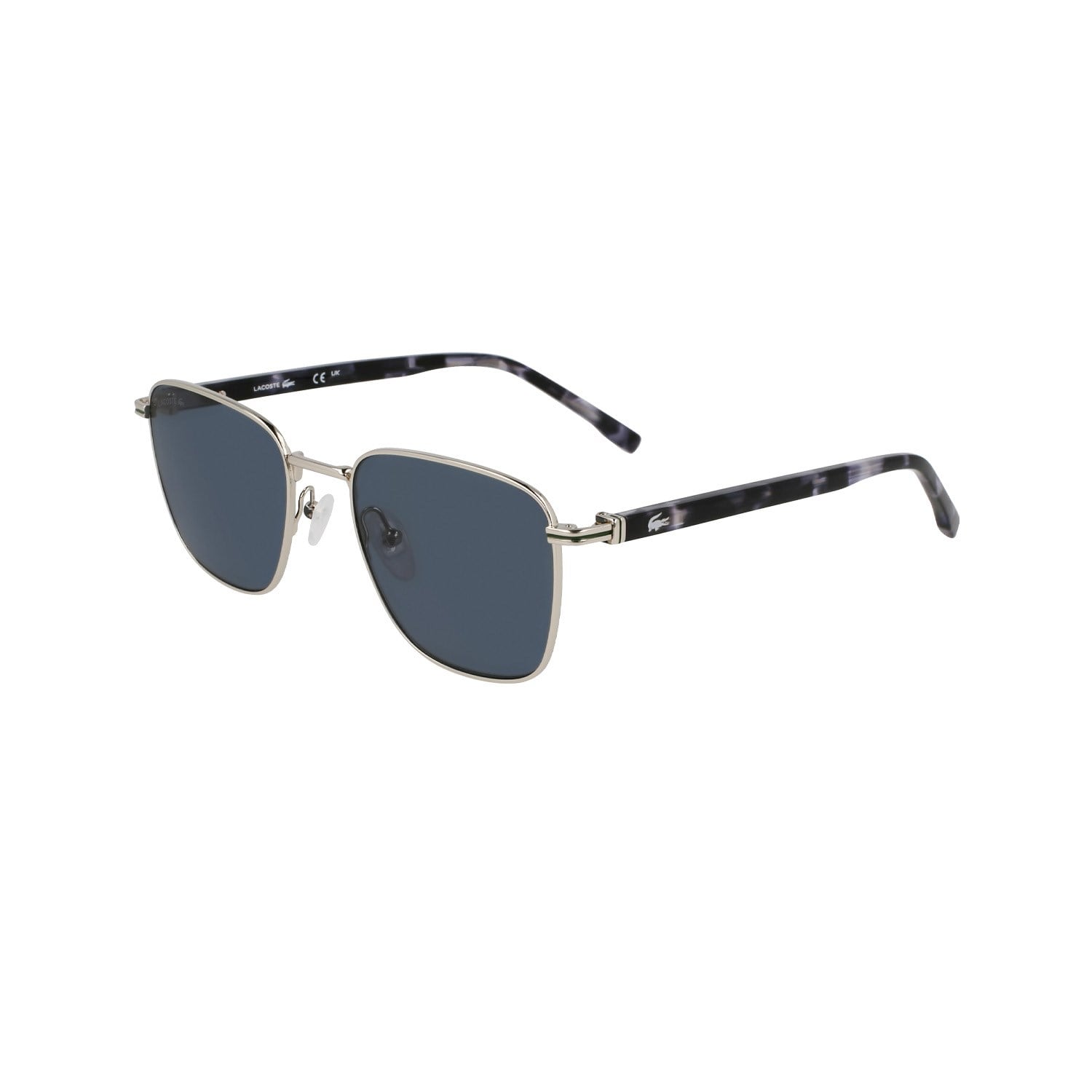 Lacoste L 265S 038 53 Erkek Kare Gun Metal Metal Güneş Gözlüğü