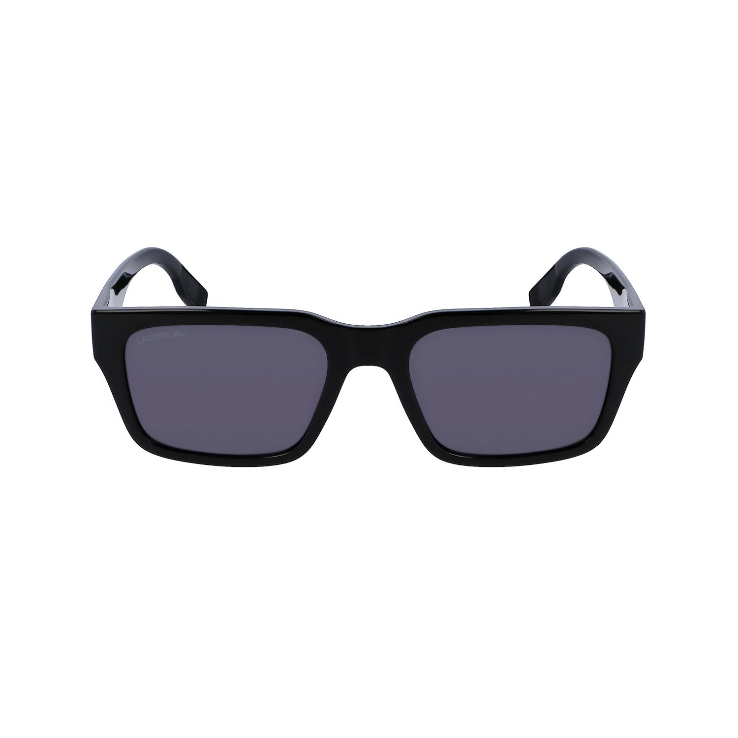 Lacoste L 6004S 001 55 Unisex Dikdörtgen Siyah Kemik Güneş Gözlüğü