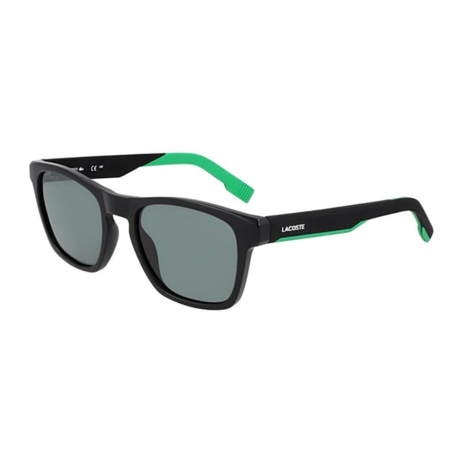 Lacoste L 6018S 002 53 Unisex Dikdörtgen Mat Siyah Kemik Güneş Gözlüğü