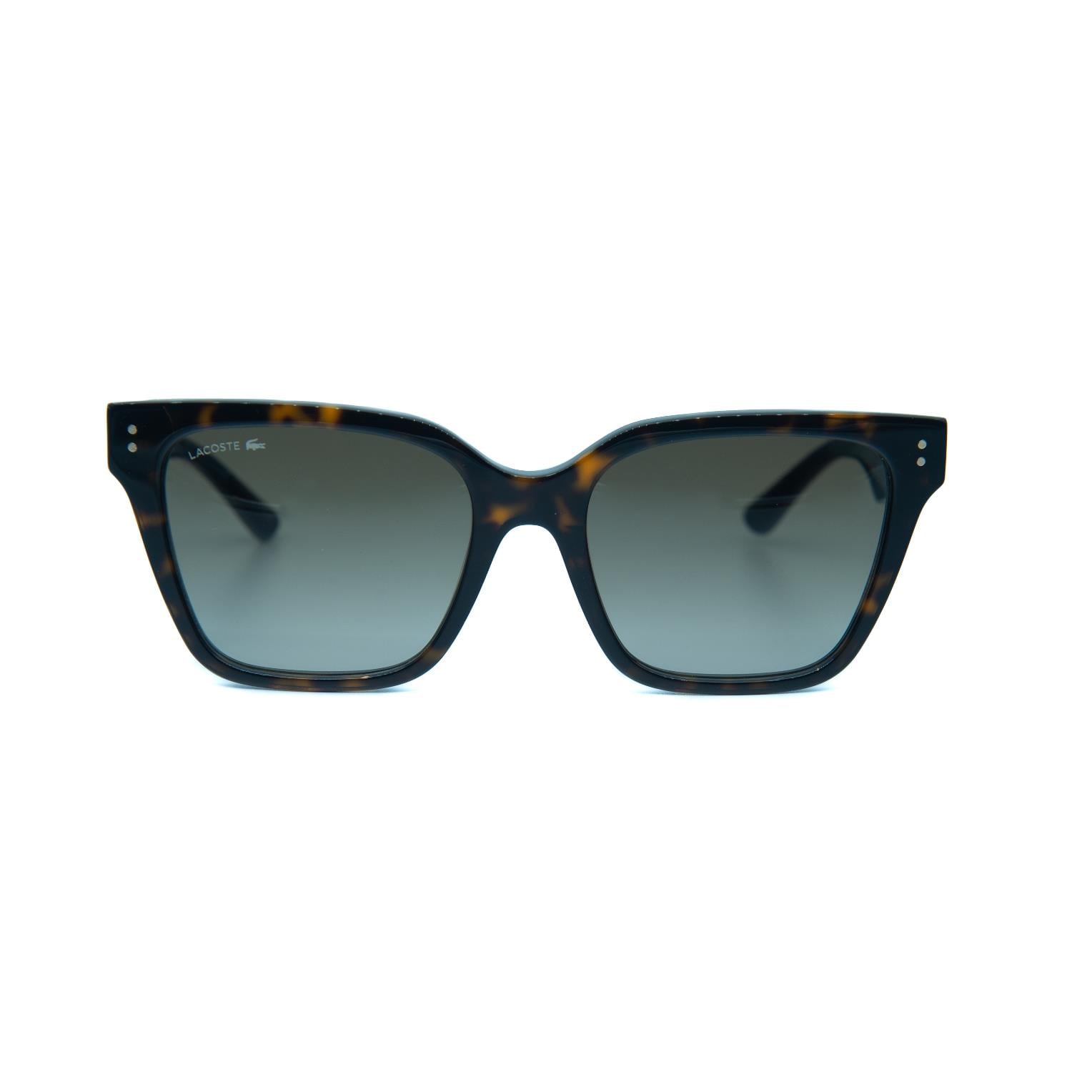 Lacoste L 6022S 230 54 Kadın Cat Eye Koyu Kahverengi Kemik Güneş Gözlüğü