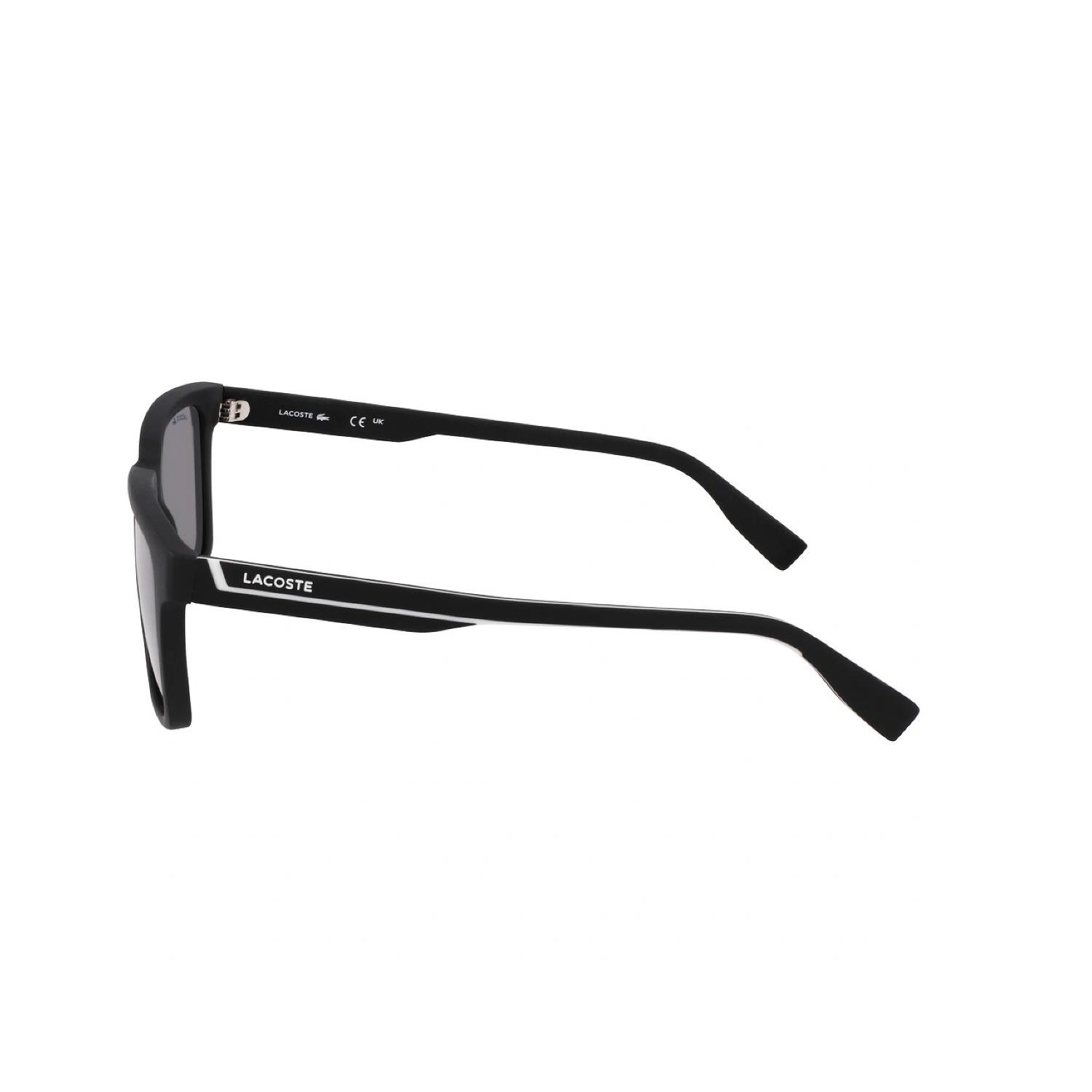 Lacoste L 6032S 002 54 Erkek Dikdörtgen Füme Kemik Güneş Gözlüğü