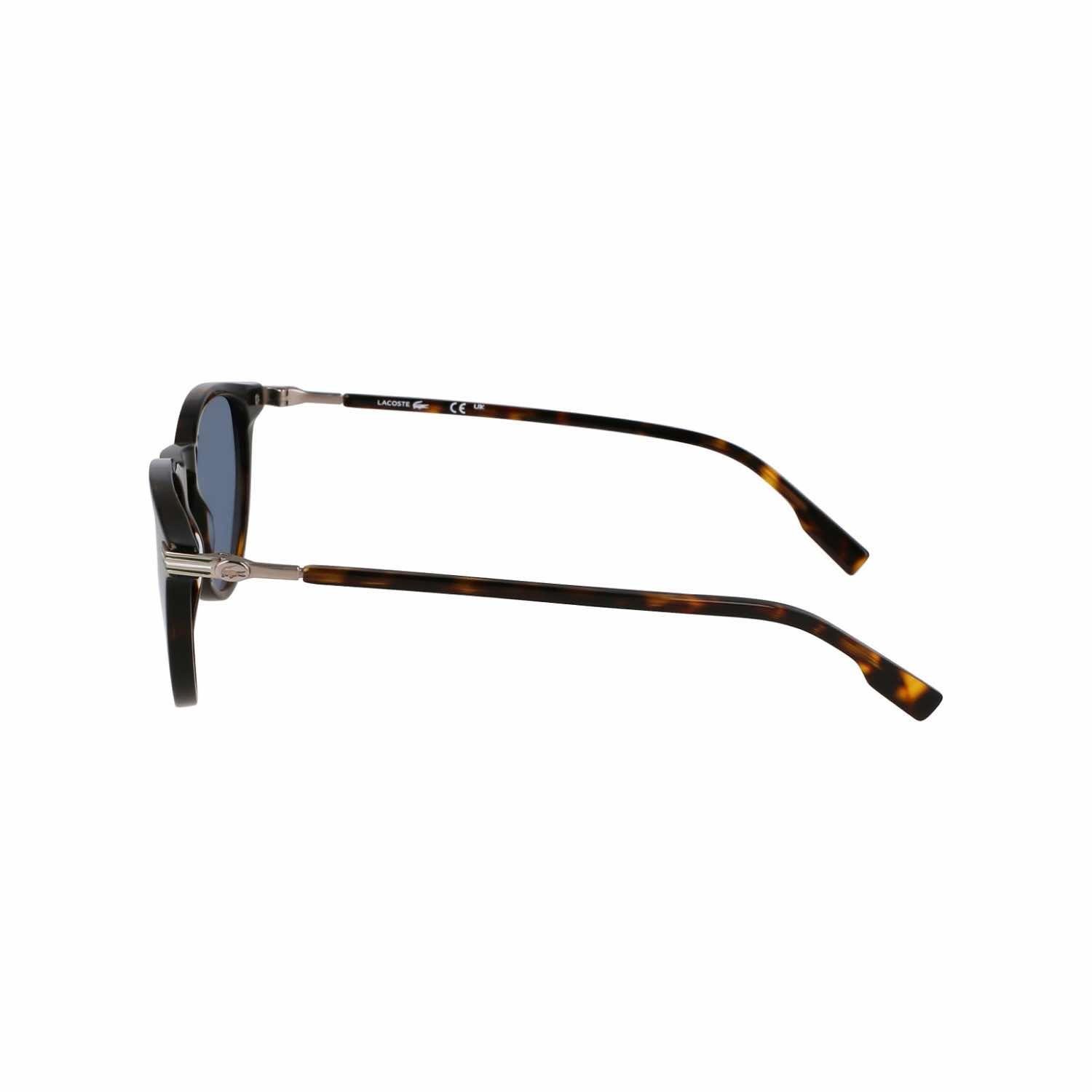 Lacoste L 6034S 214 51 Unisex Oval Kırçıllı Kahverengi Kemik Güneş Gözlüğü