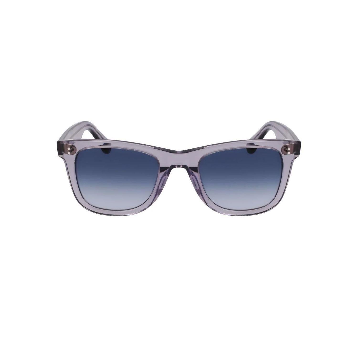 Lacoste L 6036S 035 50 Unisex Dikdörtgen Şeffaf Füme Kemik Güneş Gözlüğü