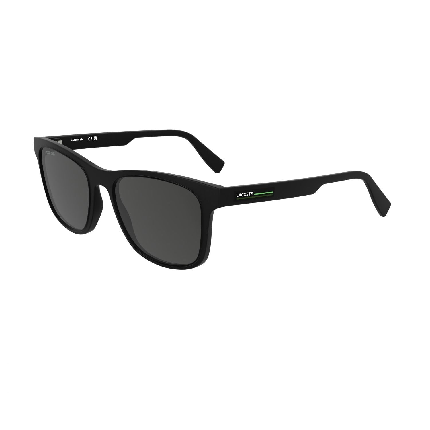 Lacoste L 6054S 002 55 Unisex Dikdörtgen Siyah Kemik Güneş Gözlüğü