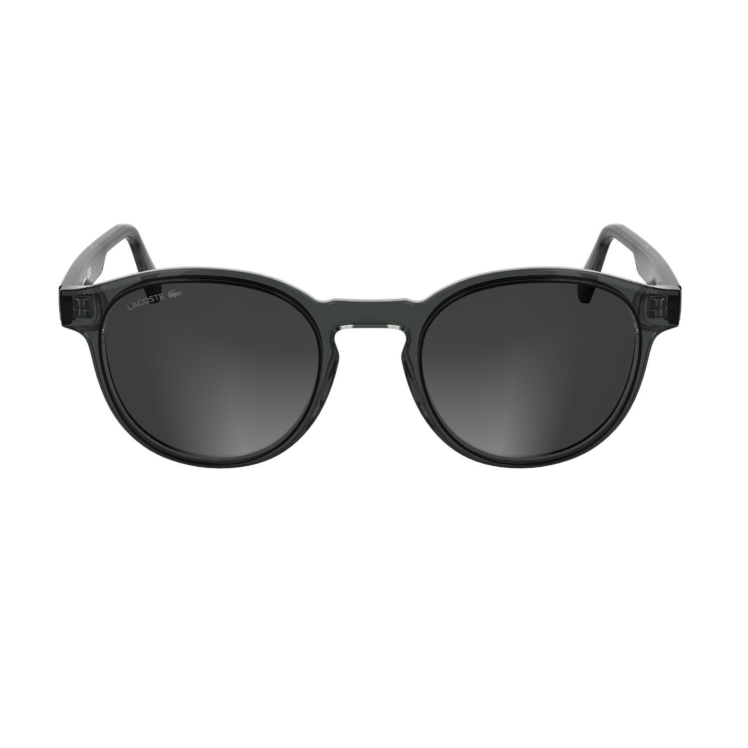 Lacoste L 6055S 035 51 Unisex Oval Gri Kemik Güneş Gözlüğü