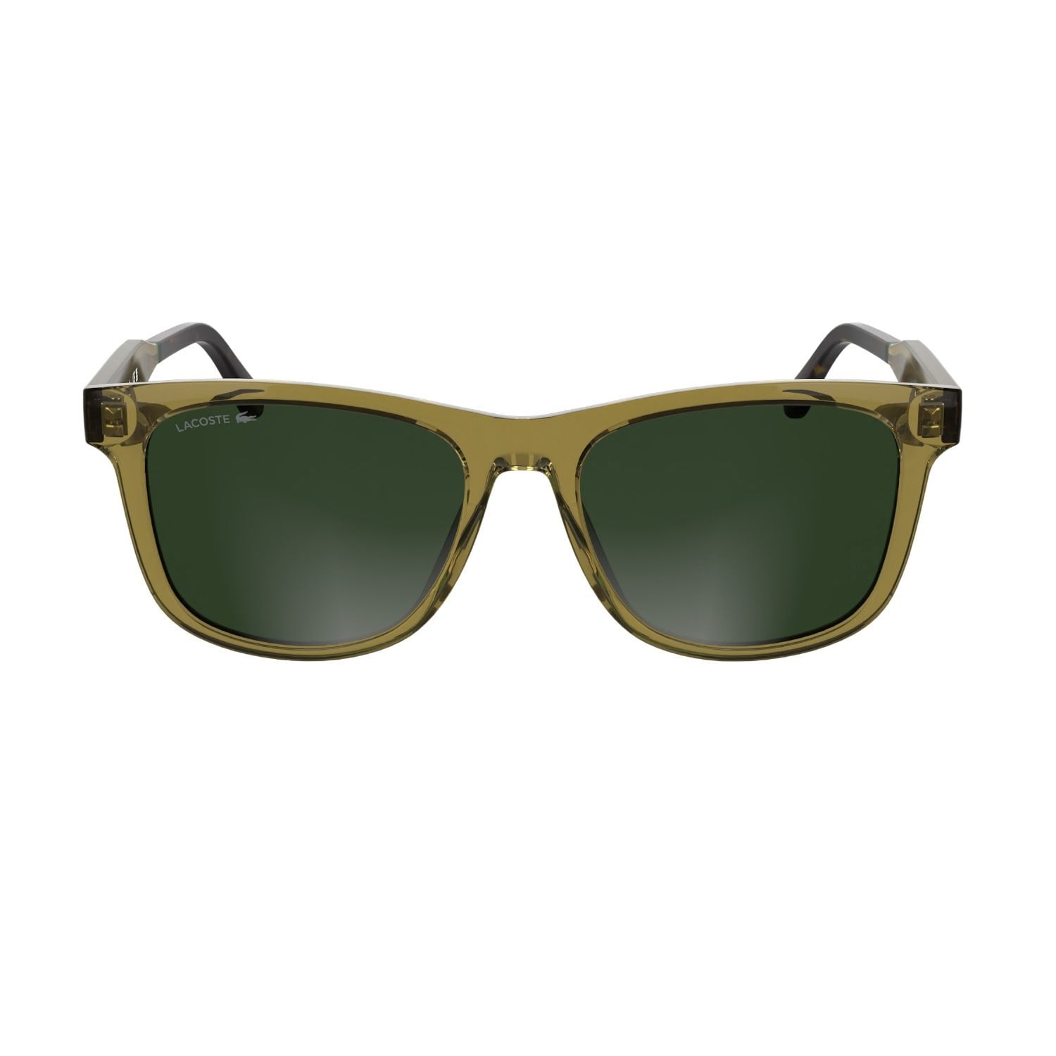 Lacoste L 6060S 264 54 Unisex Dikdörtgen Şeffaf Sarı Kemik Güneş Gözlüğü