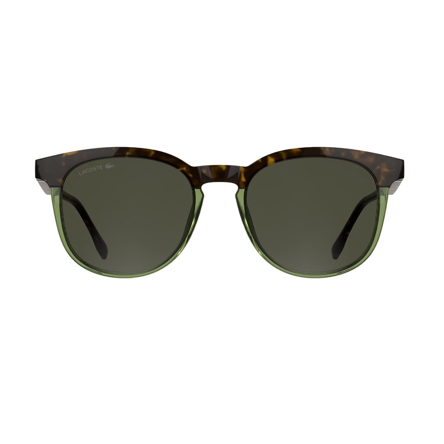 Lacoste L 6073S 223 52 Unisex Oval Kırçıllı Kahverengi Yeşil Çok Renkli Kemik Güneş Gözlüğü