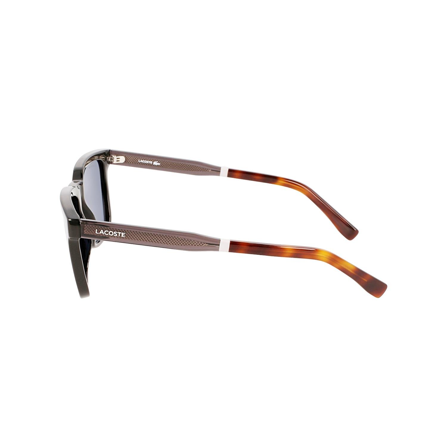 Lacoste L 954S 001 53 Erkek Parlak Siyah Kemik Güneş Gözlüğü