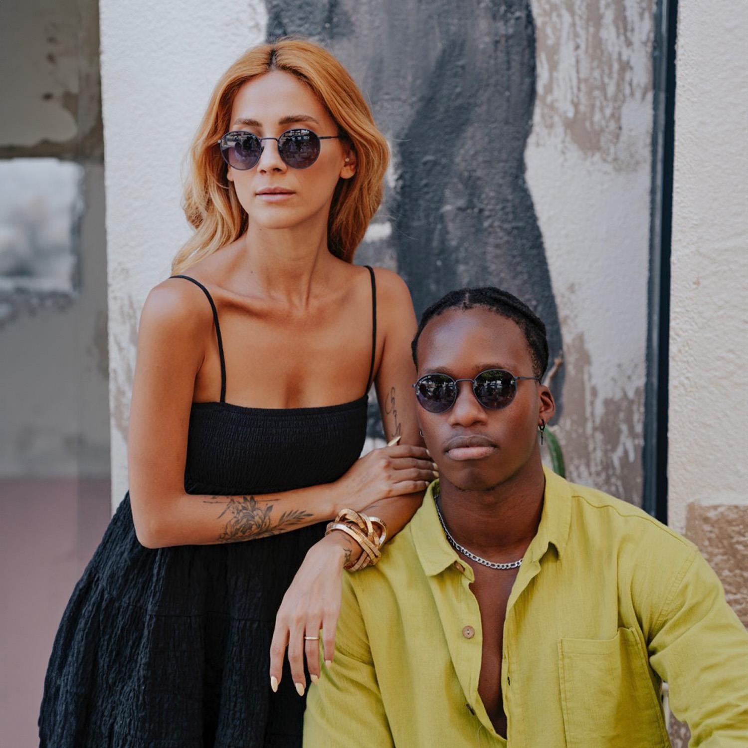 Lacoste L197S 424 50 Unisex Lacivert Metal Yuvarlak Güneş Gözlüğü