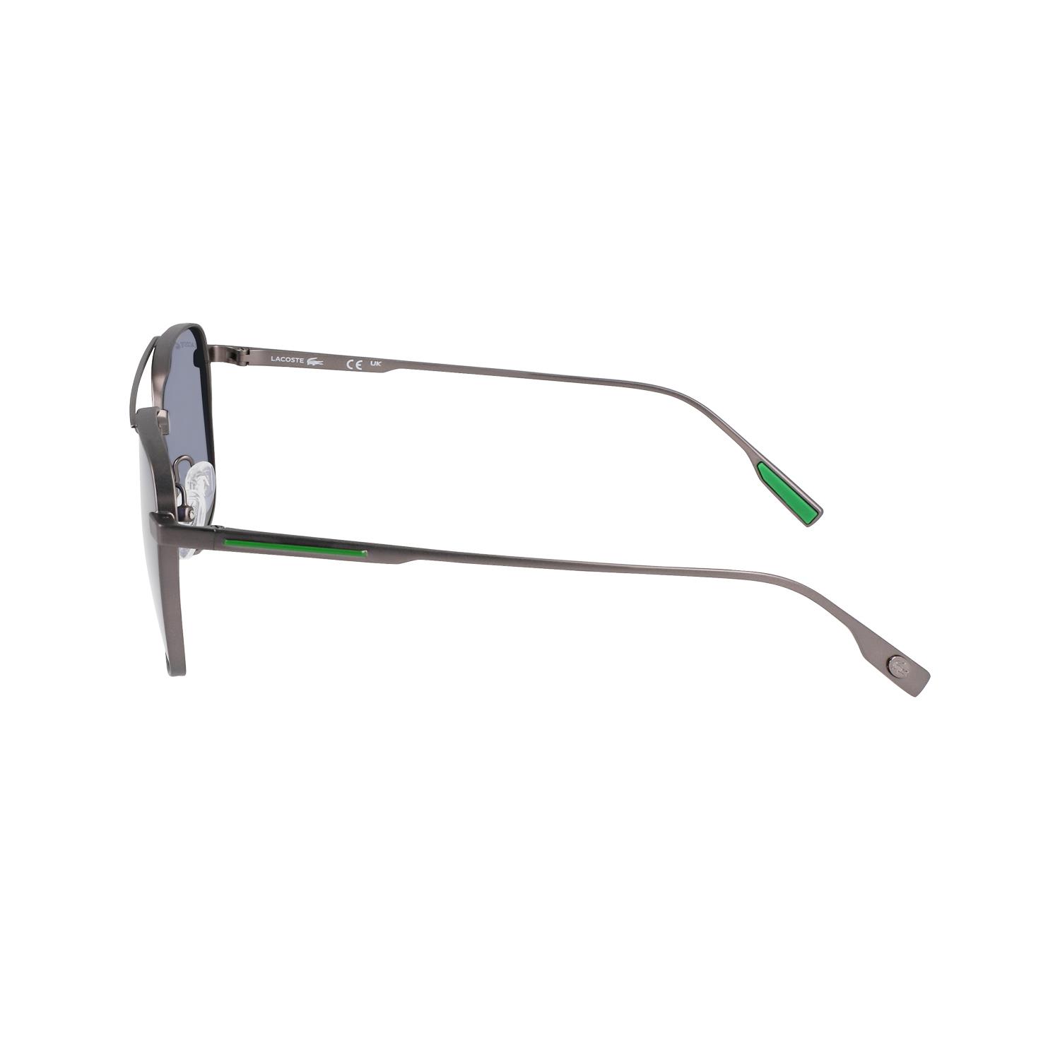 Lacoste L261S 033 55 Erkek Kare GunMetal Metal Güneş Gözlüğü