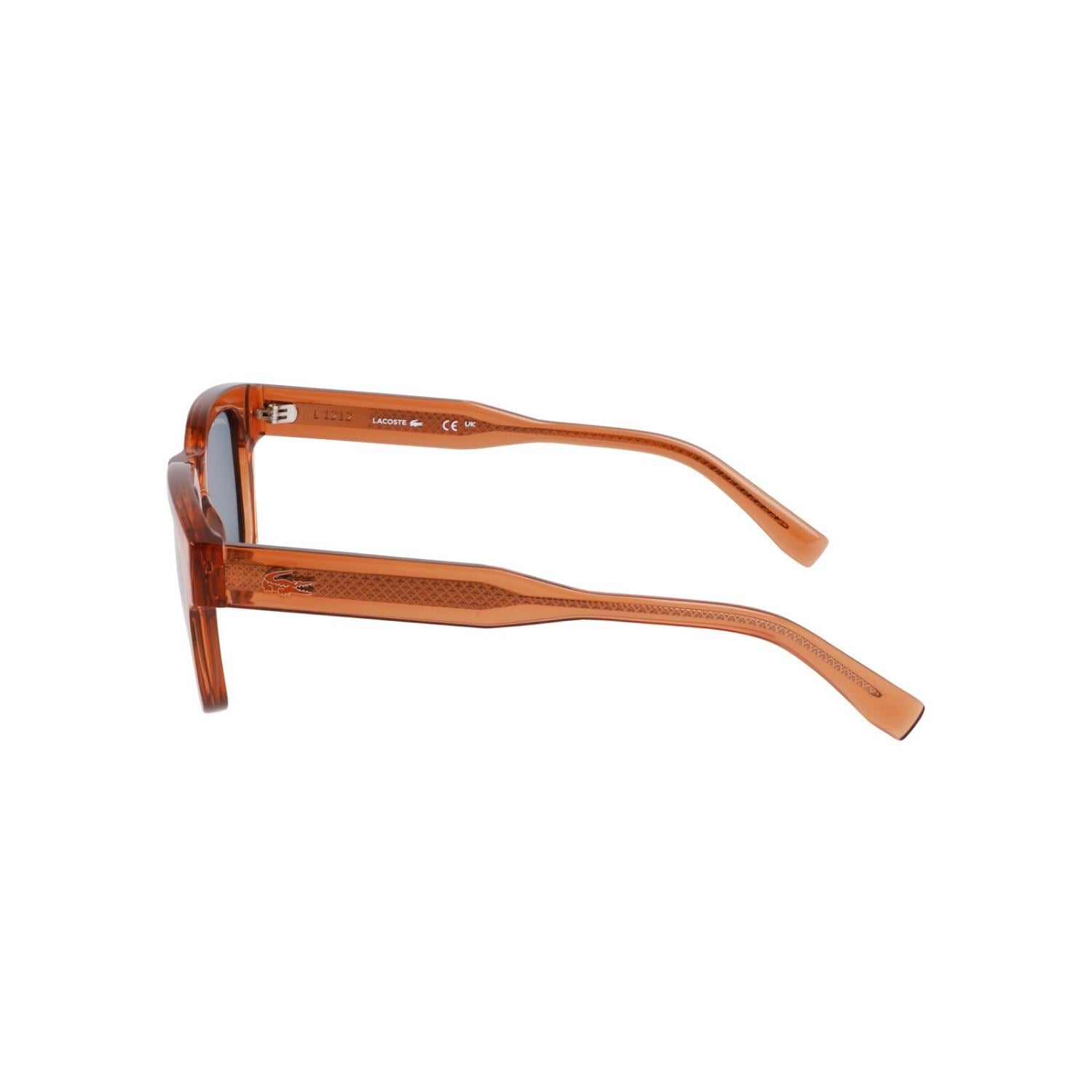 Lacoste L6023S 204 49 Unisex Şeffaf Kahverengi Kemik Güneş Gözlüğü