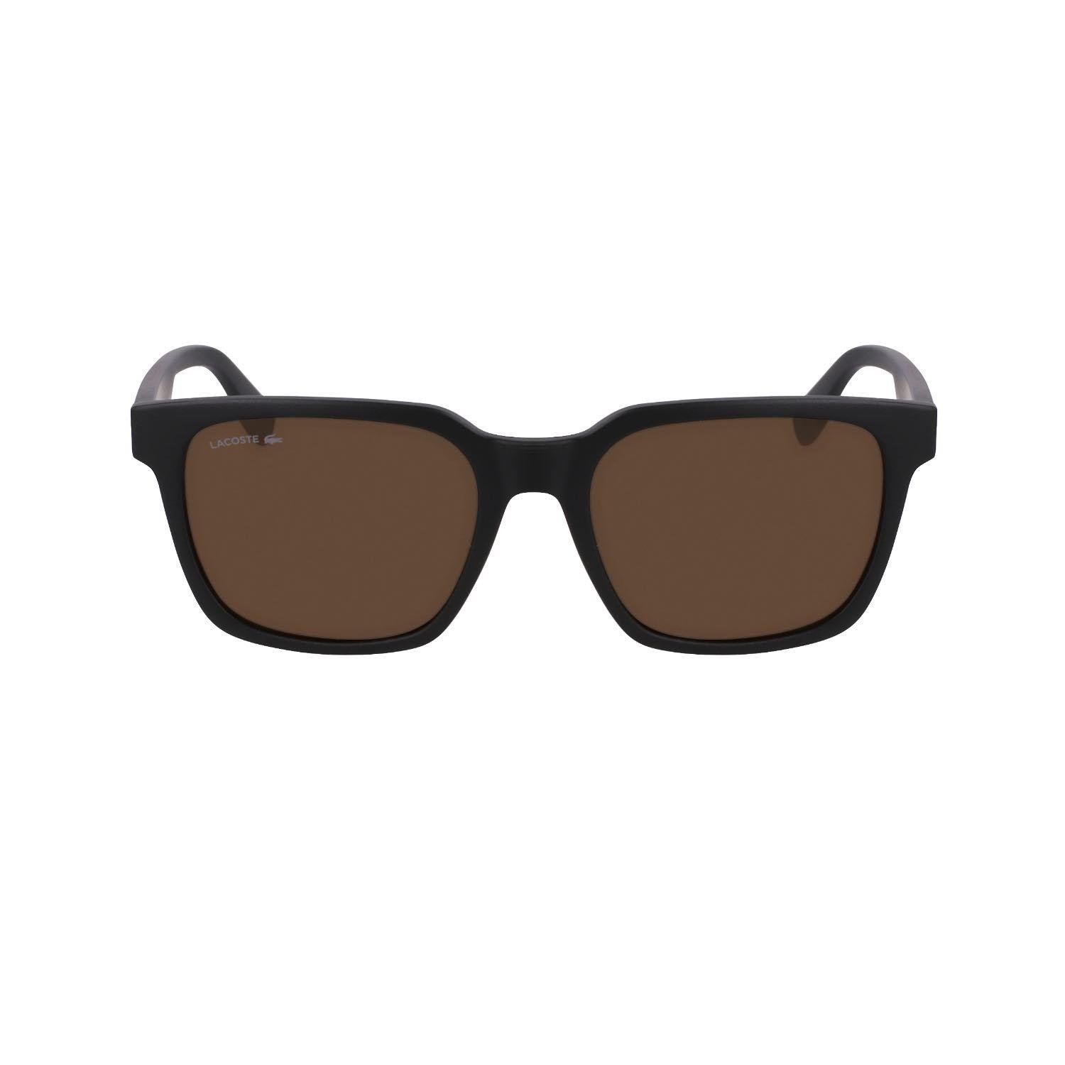 Lacoste L6028S 002 54 Unisex Kare Siyah Kemik Güneş Gözlüğü