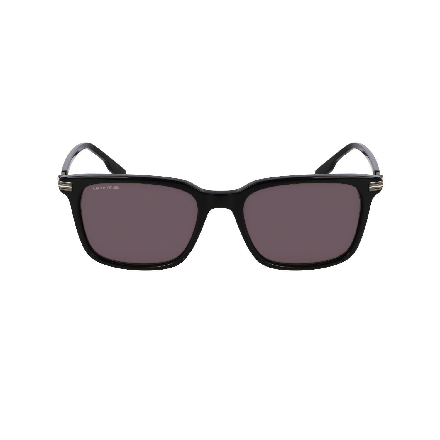 Lacoste L6035S 001 53 Erkek Oval Siyah Kemik Güneş Gözlüğü