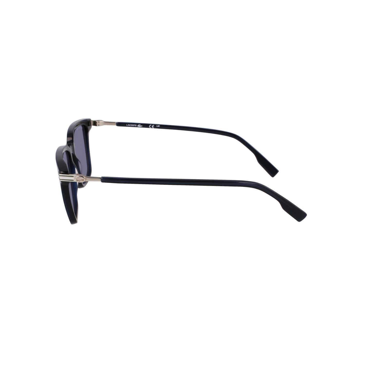 Lacoste L6035S 410 53 Erkek Oval Siyah Kemik Güneş Gözlüğü