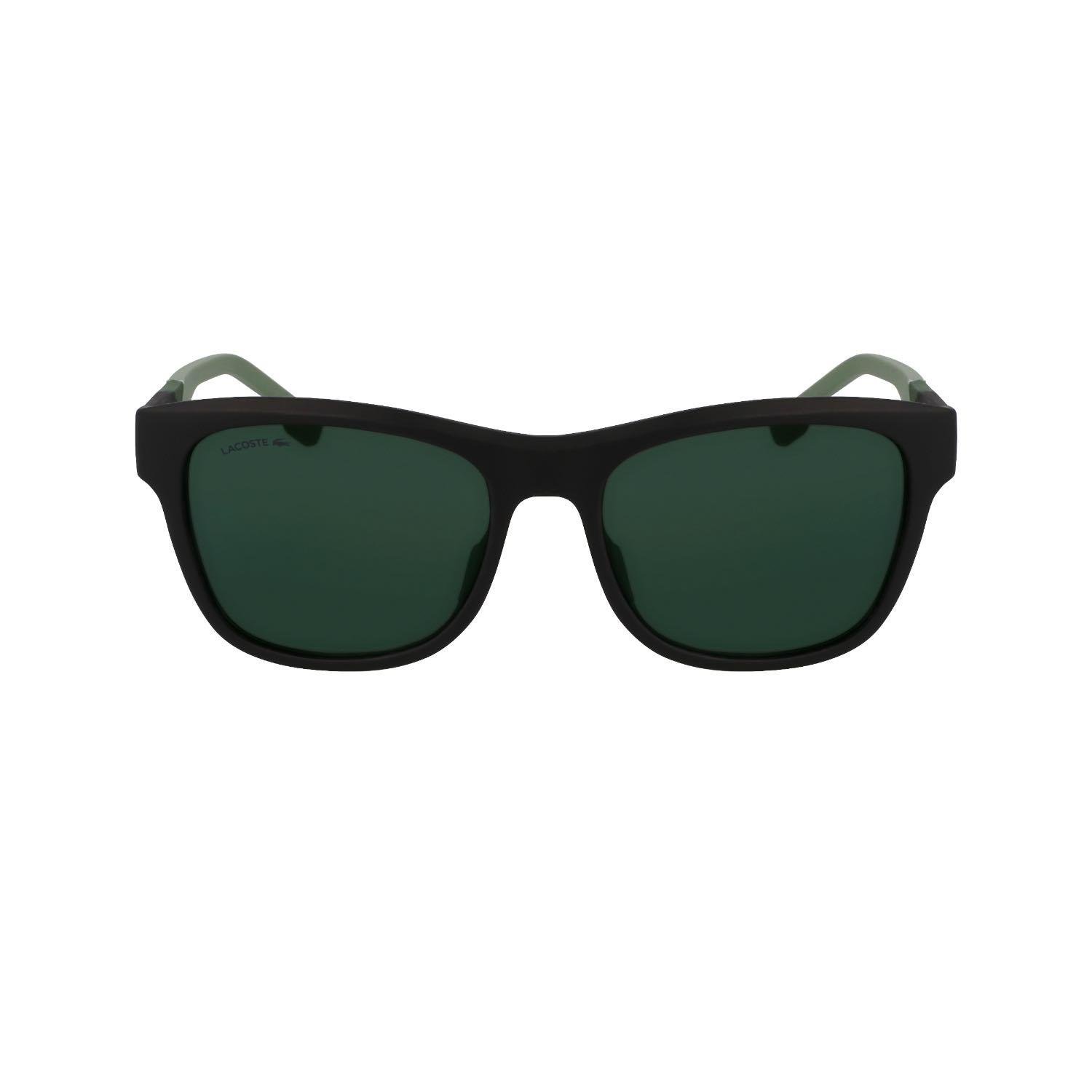 Lacoste L6043S 002 56 Erkek Kare Siyah Kemik Güneş Gözlüğü