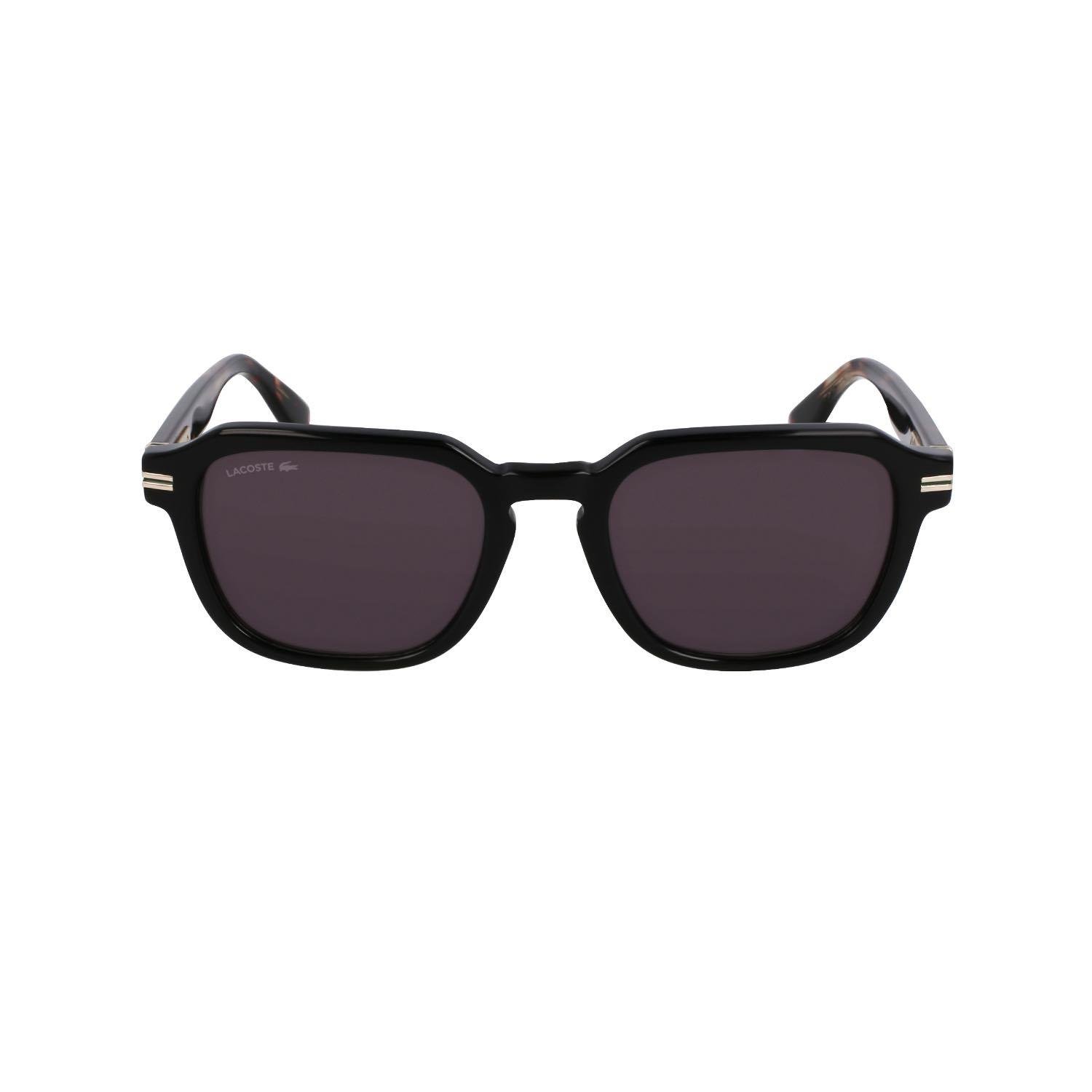 Lacoste L6046S 006 52 Erkek Kare Siyah Kemik Güneş Gözlüğü