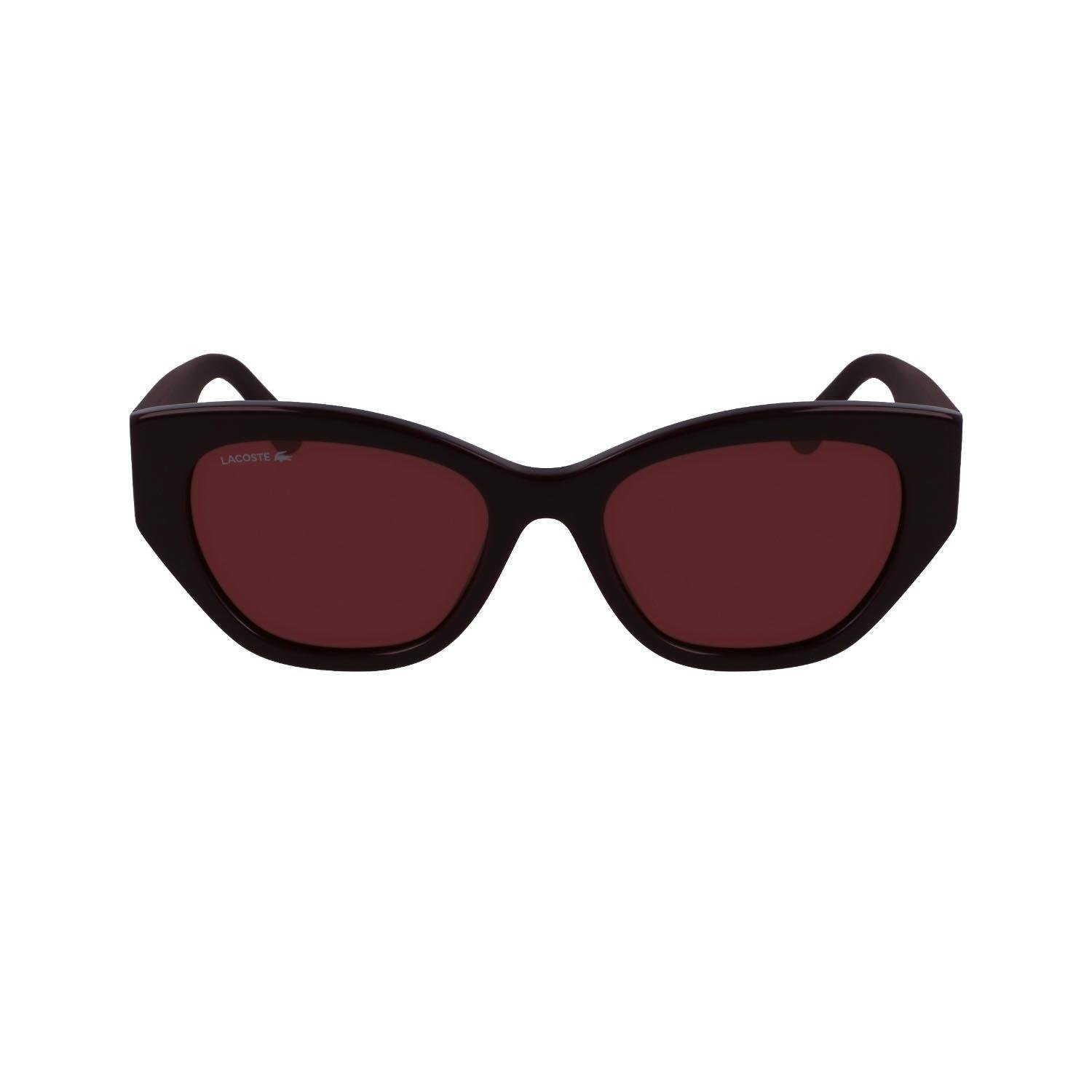 Lacoste L6047S 601 54 Kadın Geometrik Bordo Kemik Güneş Gözlüğü