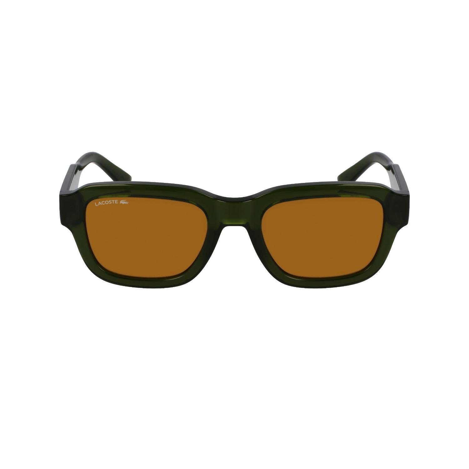 Lacoste L6048S 275 51 Unisex Kare Yeşil Kemik Güneş Gözlüğü