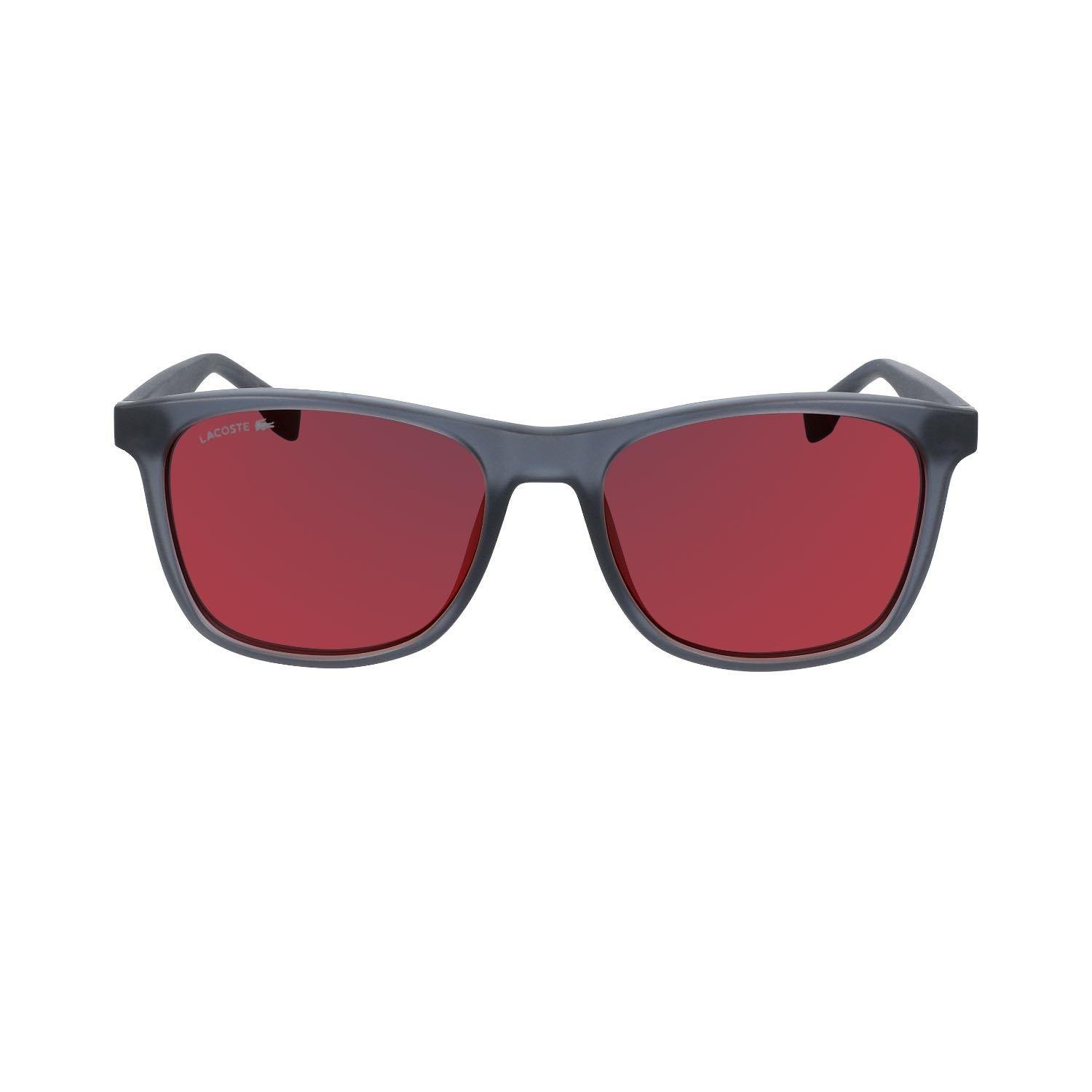 Lacoste L860SE 035 56 Erkek Kare Gri Kemik Güneş Gözlüğü