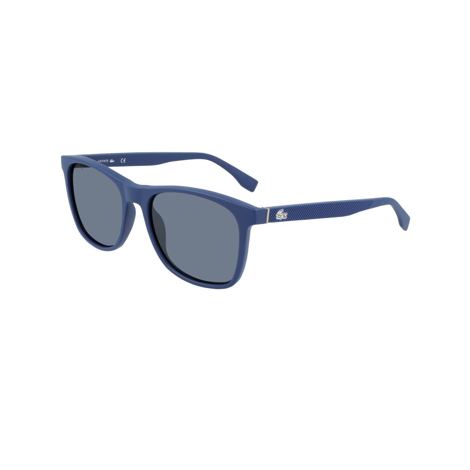 Lacoste L860SE 424 56 Erkek Kare Mavi Kemik Güneş Gözlüğü