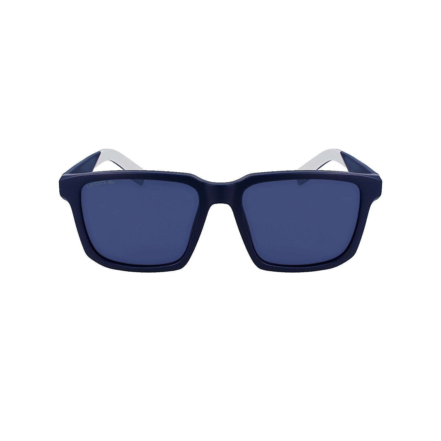 Lacoste L999S 401 55 Unisex Dikdörtgen Mavi Kemik Güneş Gözlüğü