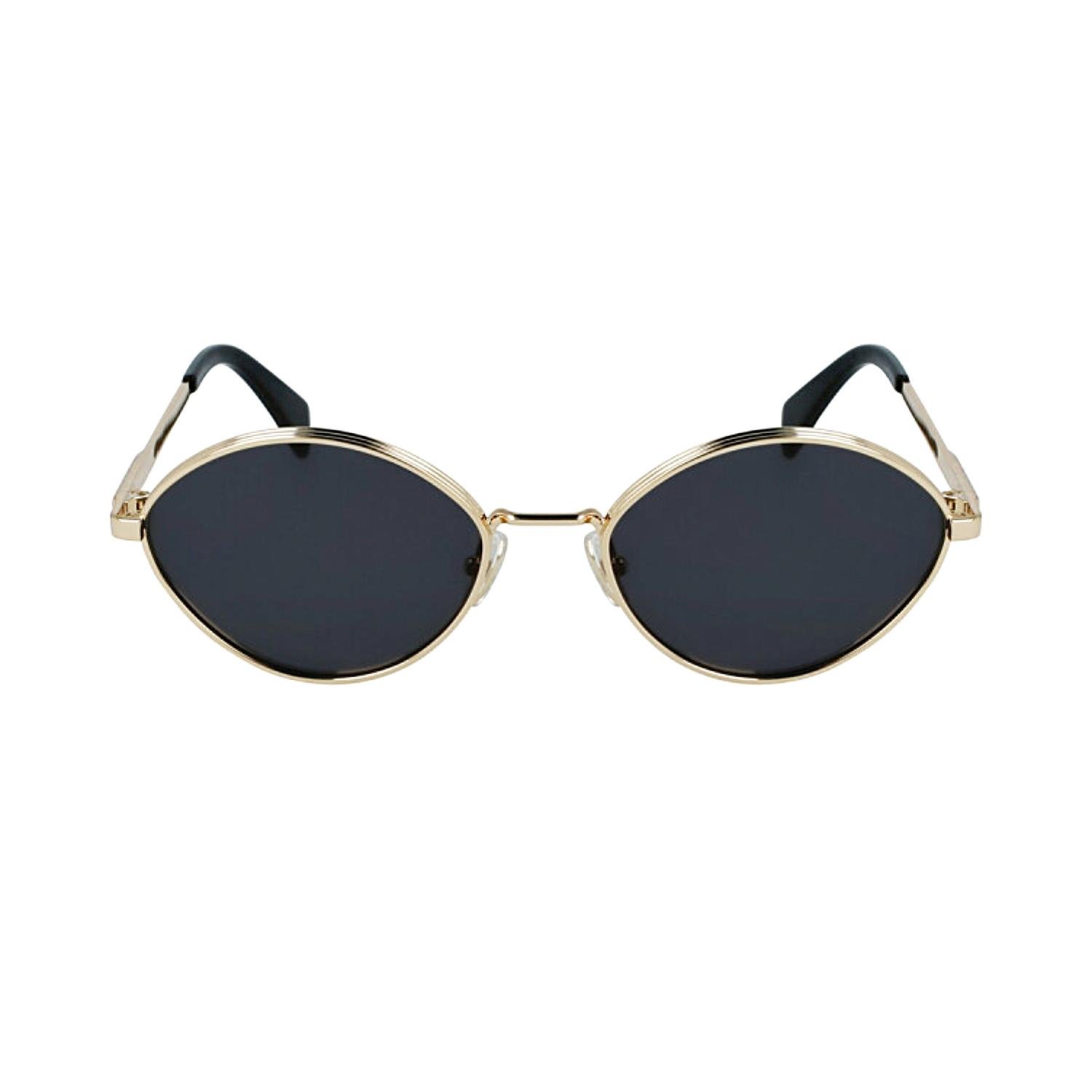Lanvin LNV 116S 710 57 Unisex Oval Gold Metal Güneş Gözlüğü