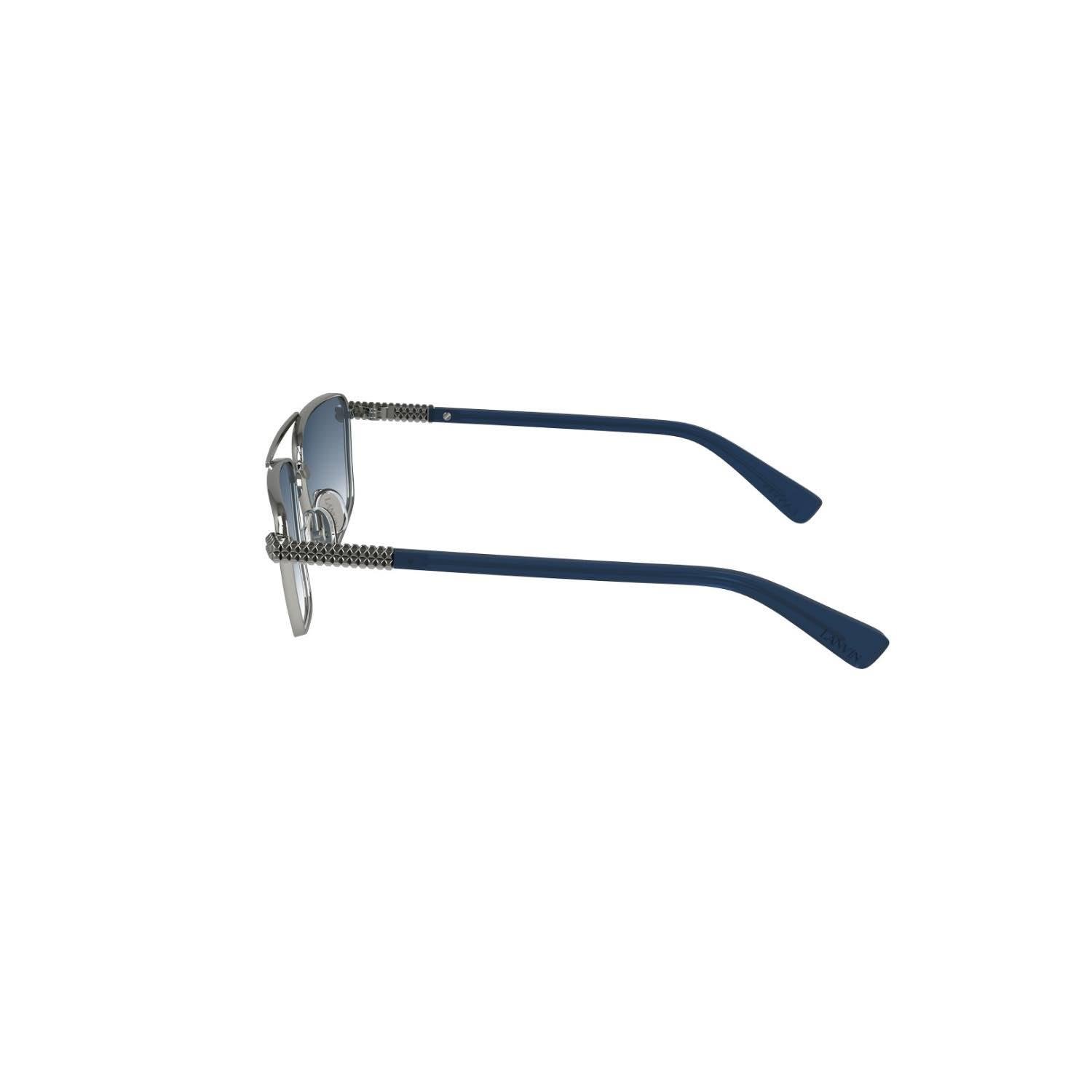 Lanvin LNV 133S 035 58 Unisex Dikdörtgen Gümüş Metal Güneş Gözlüğü