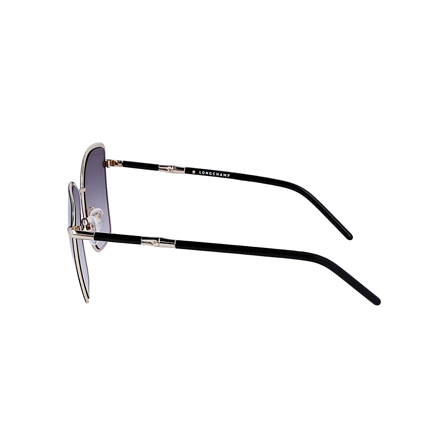 Longchamp LO167S-009 58 Kadın Cat Eye Siyah Metal Güneş Gözlüğü