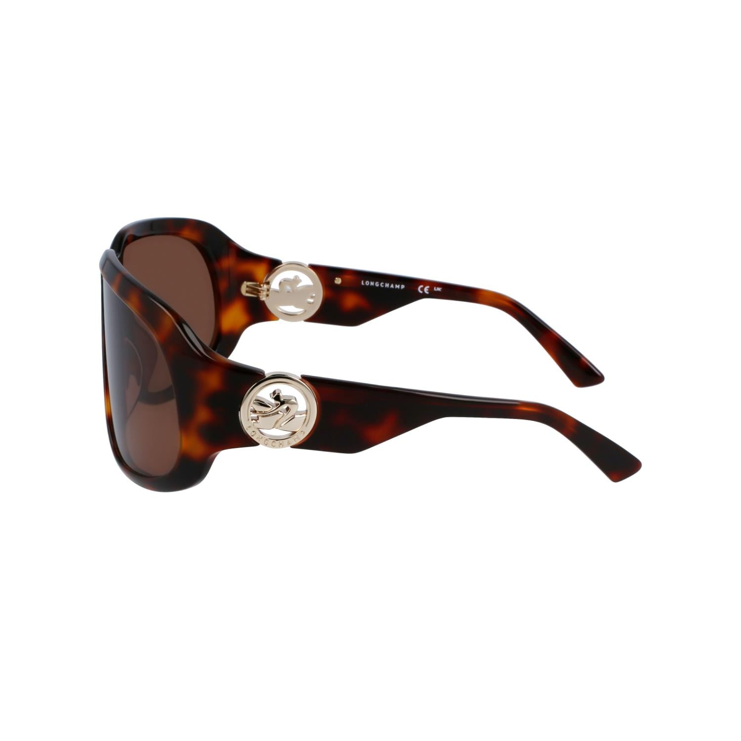 Longchamp LO736S 230 67 Kadın Kırçıllı Kahverengi Kemik Güneş Gözlüğü