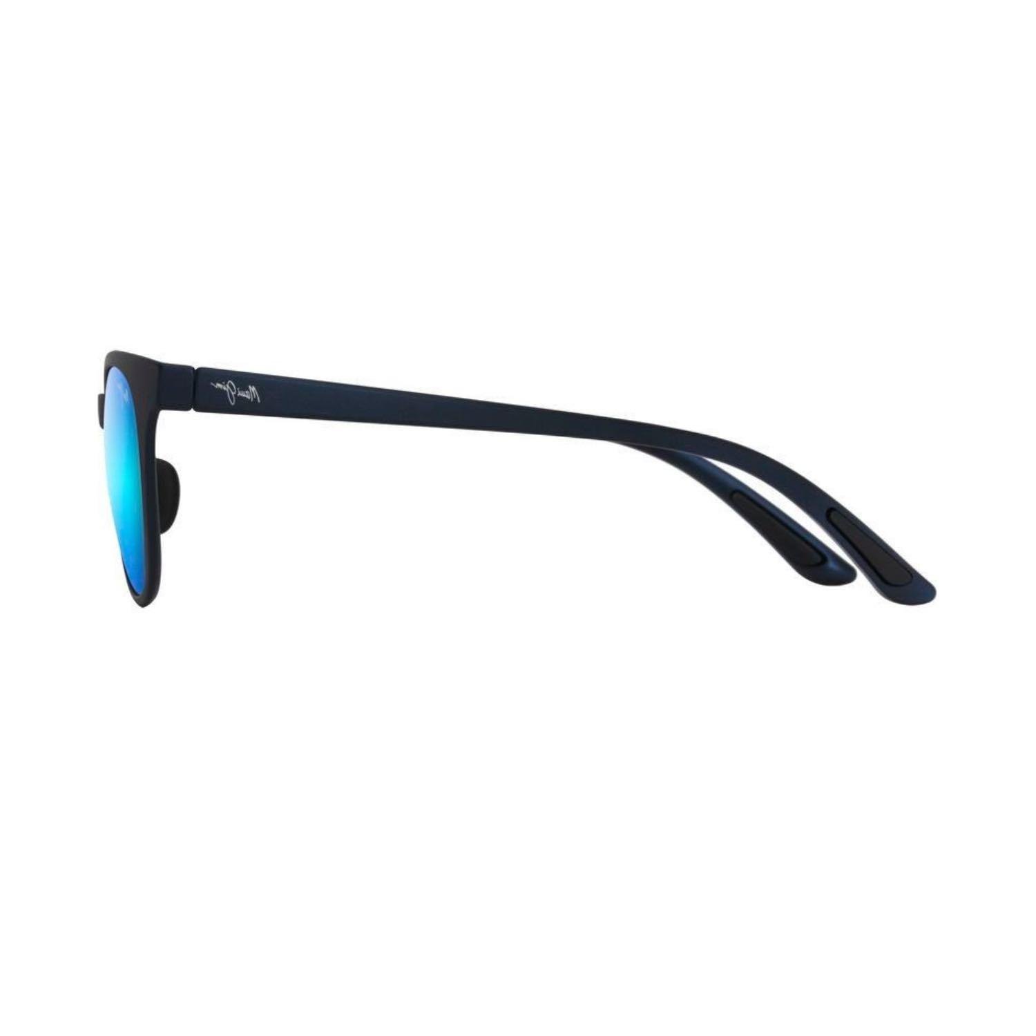 Mau Jim MJ 0454S 002 50 Aynalı Unisex Oval Füme Desenli Kemik Güneş Gözlüğü