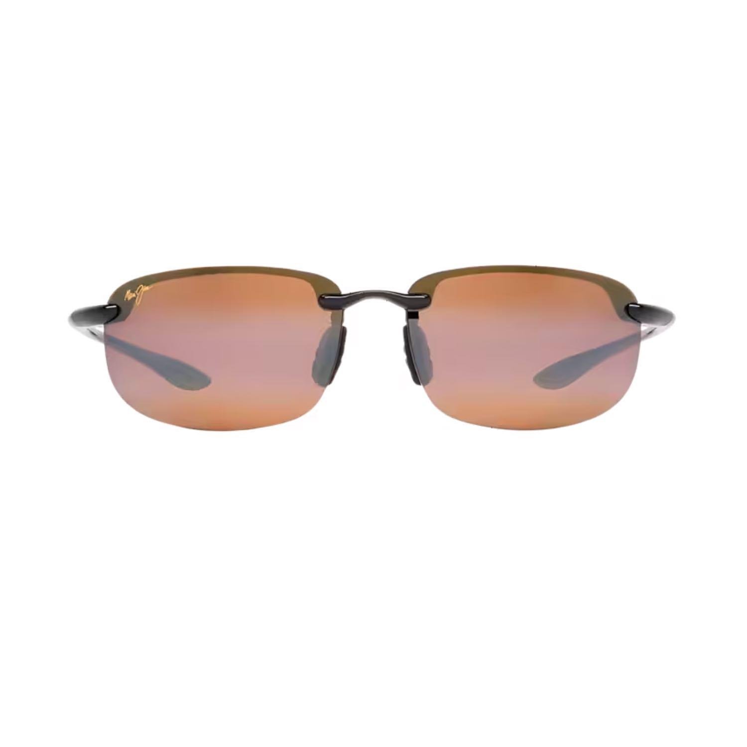 Maui Jim MJ 0407S 002 02 64 Polarize Erkek Oval Siyah Kemik Güneş Gözlüğü