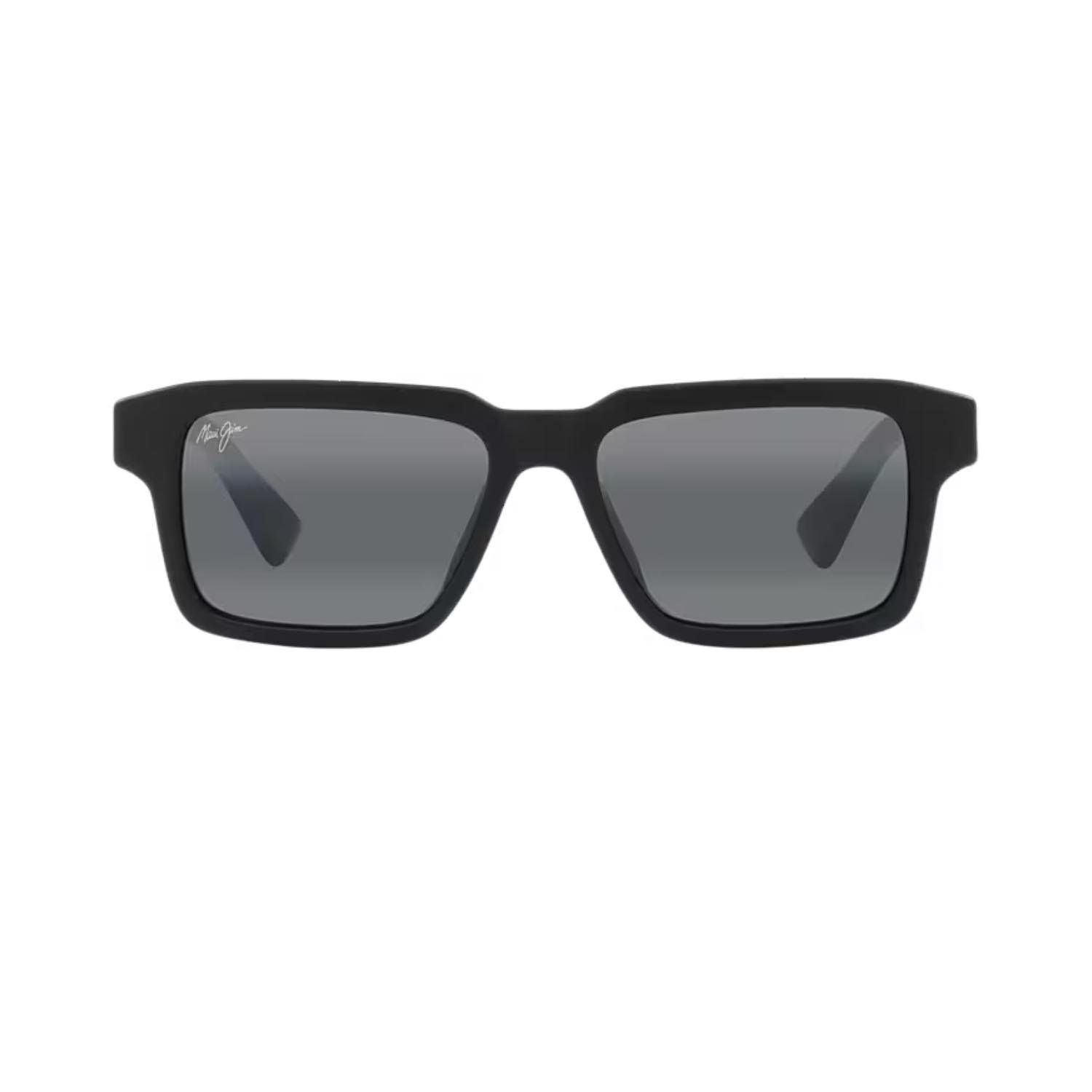 Maui Jim MJ 0635S 001 02 53 Polarize Unisex Kare Siyah Kemik Güneş Gözlüğü