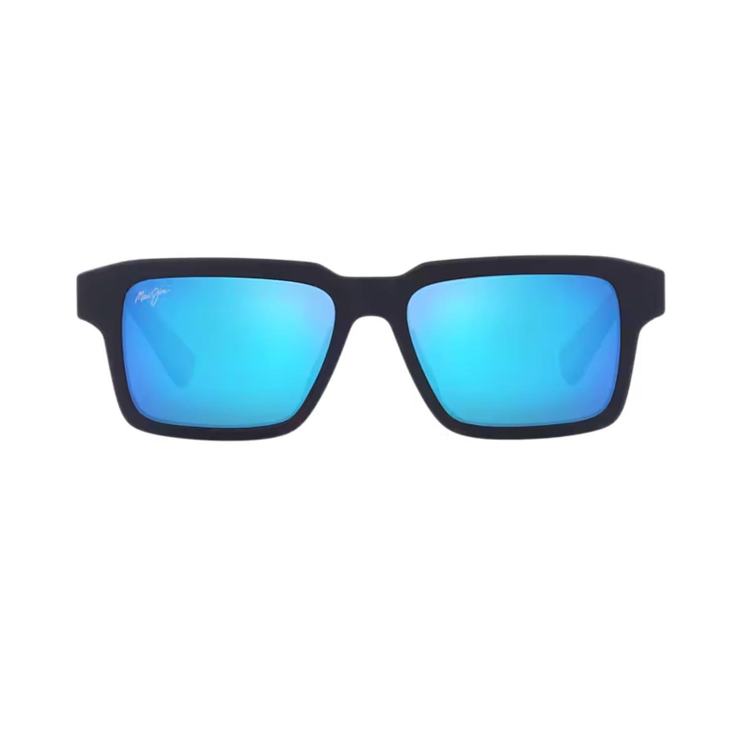 Maui Jim MJ 0635S 004 03 53 Polarize Unisex Kare Lacivert Kemik Güneş Gözlüğü