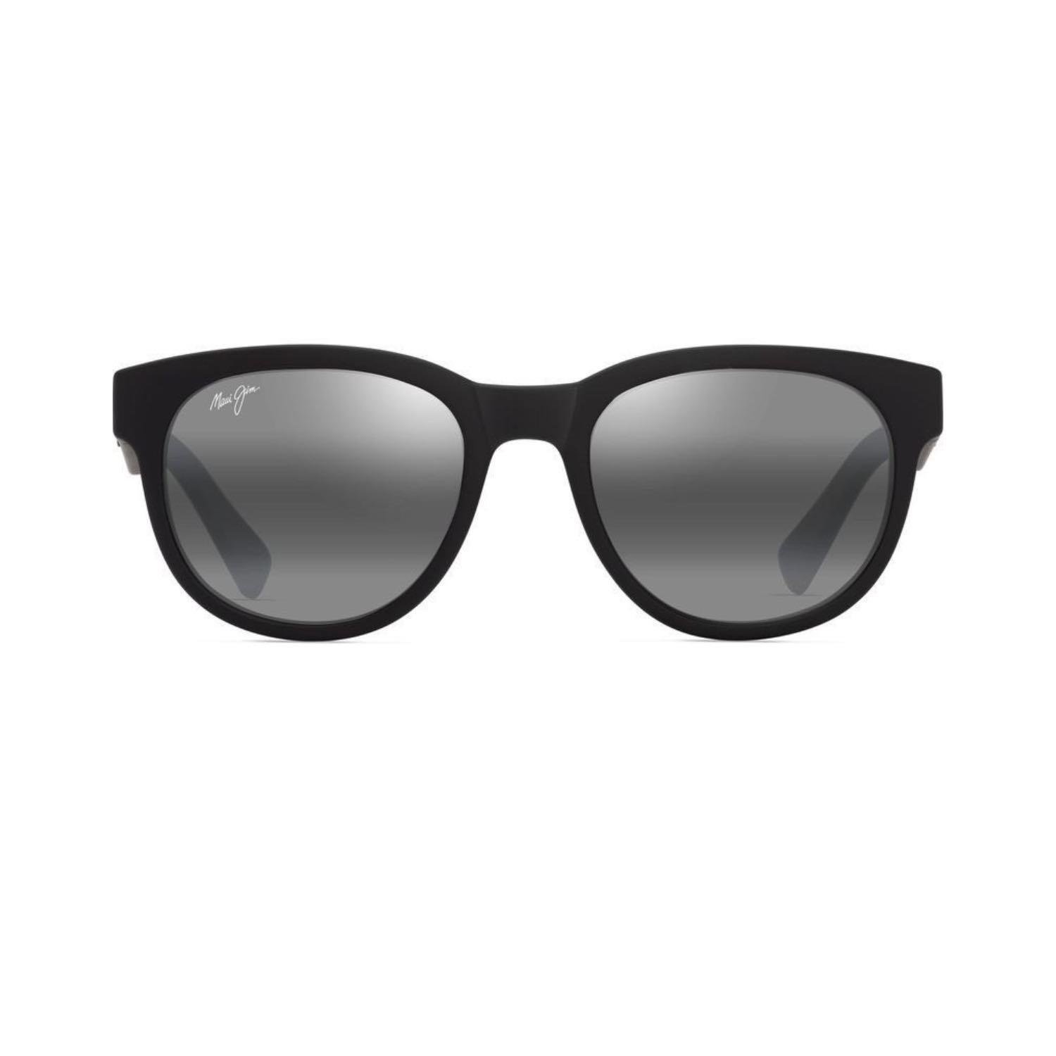 Maui Jim MJ 0668S 001 52 Aynalı Unisex Oval Siyah Kemik Güneş Gözlüğü