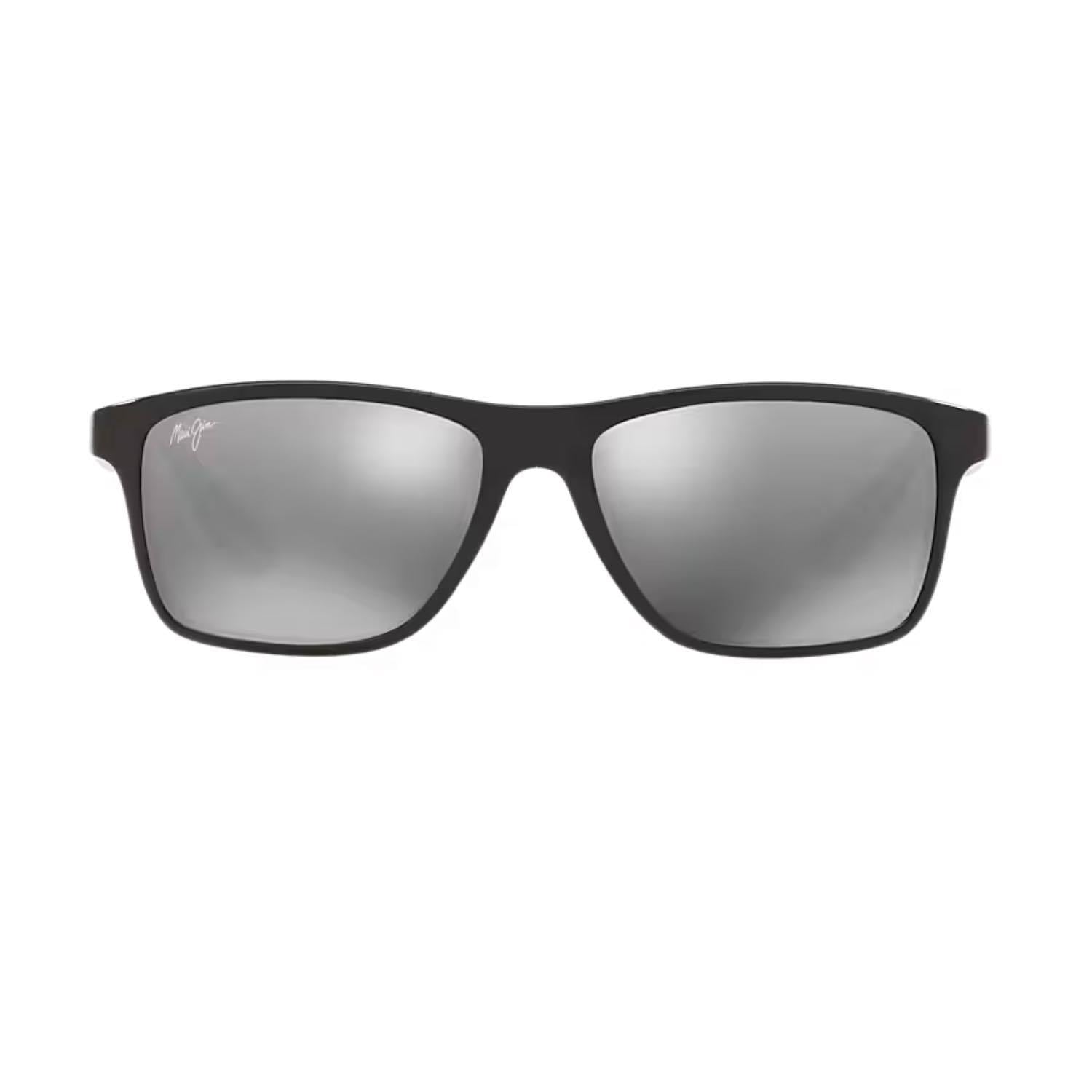 Maui Jim MJ 0798S 001 02 58 Polarize Unisex Kare Siyah Kemik Güneş Gözlüğü